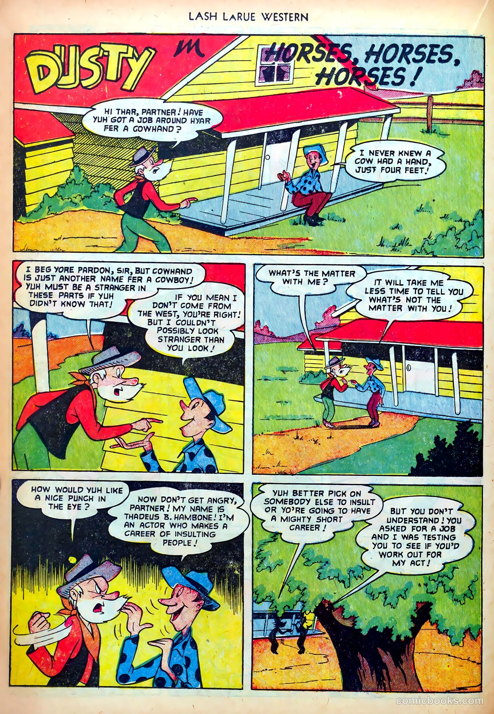 Lash LaRue Western #34 (1952) — page 14 of 36