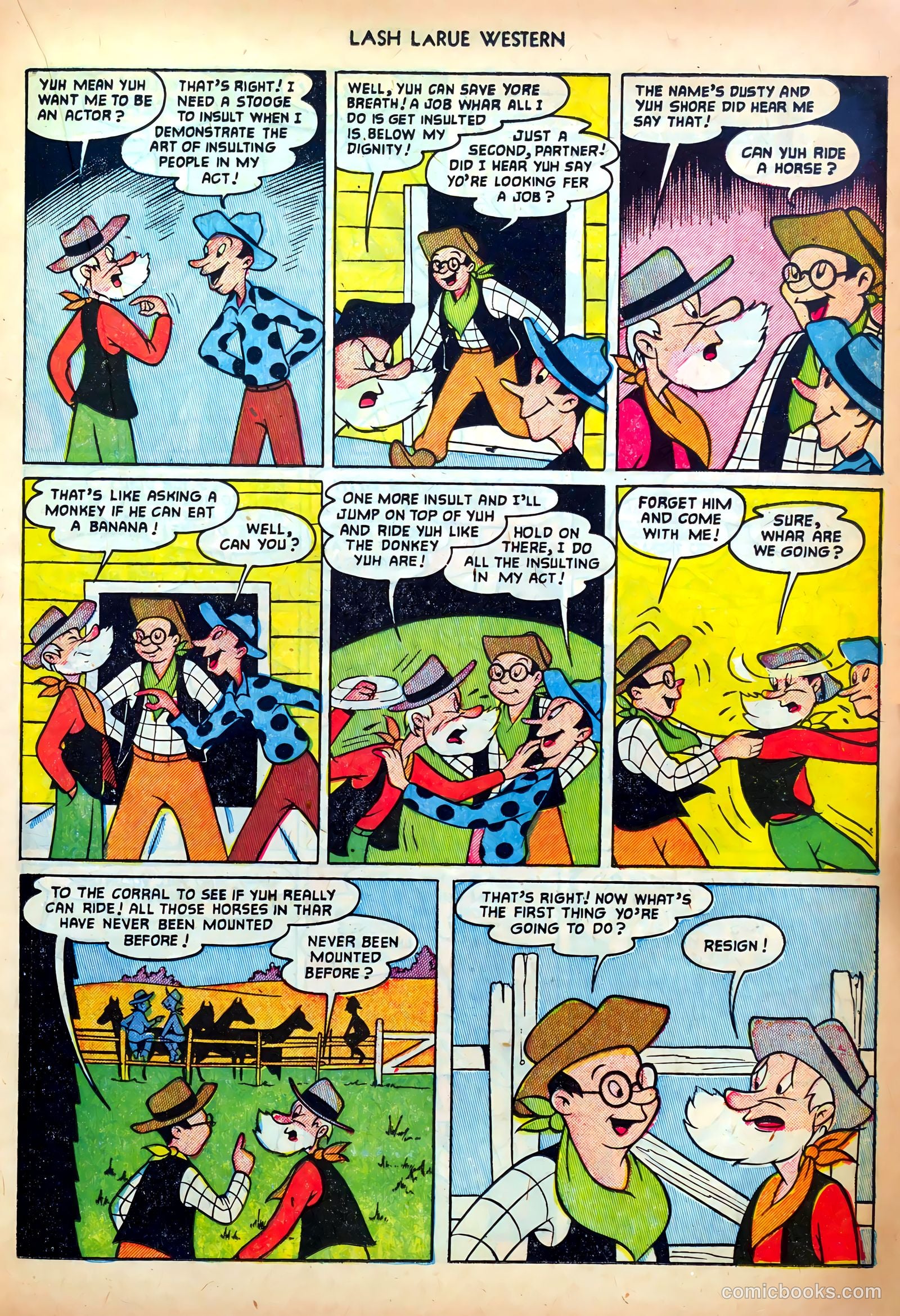 Lash LaRue Western #34 (1952) — page 15 of 36
