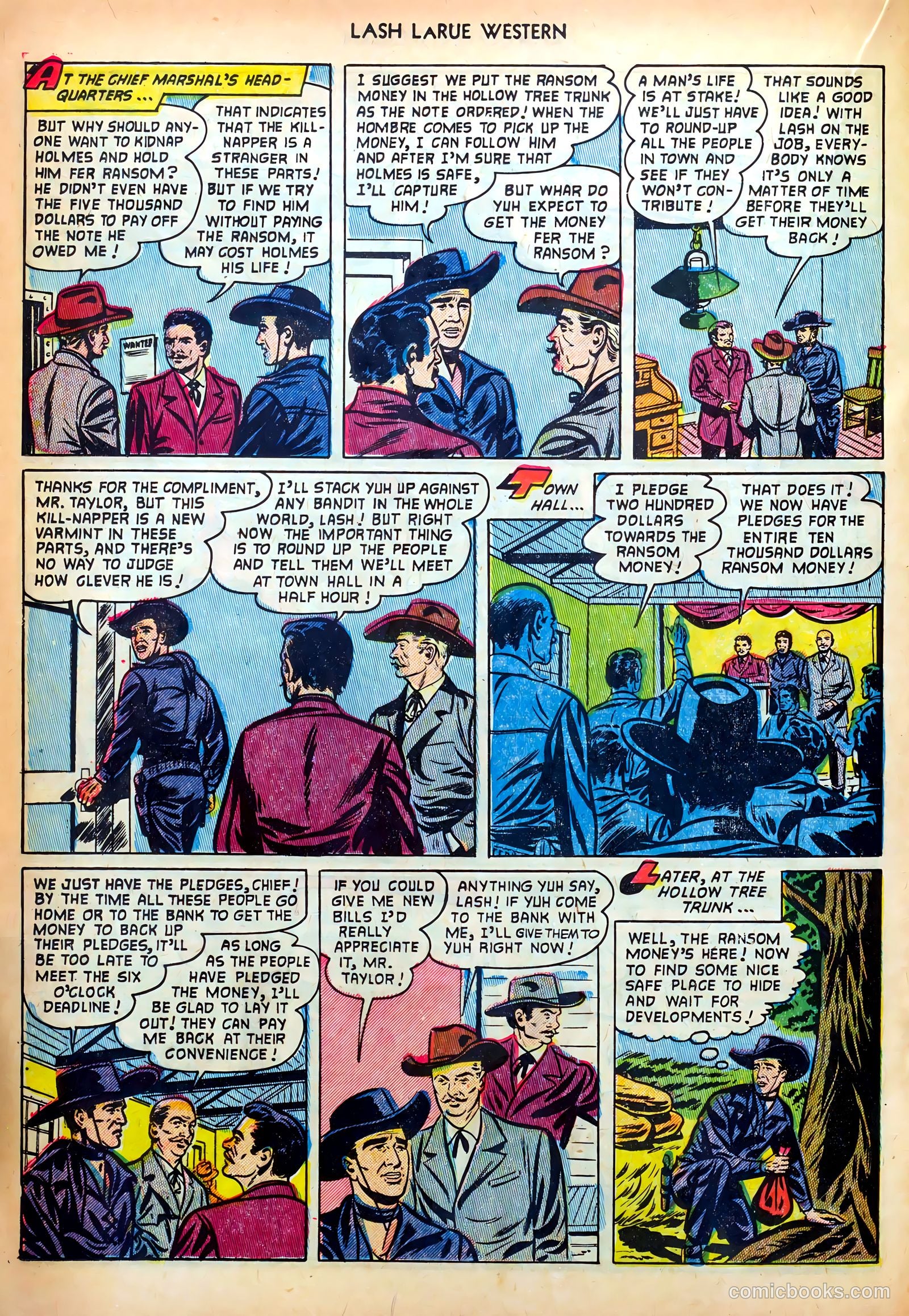 Lash LaRue Western #34 (1952) — page 20 of 36