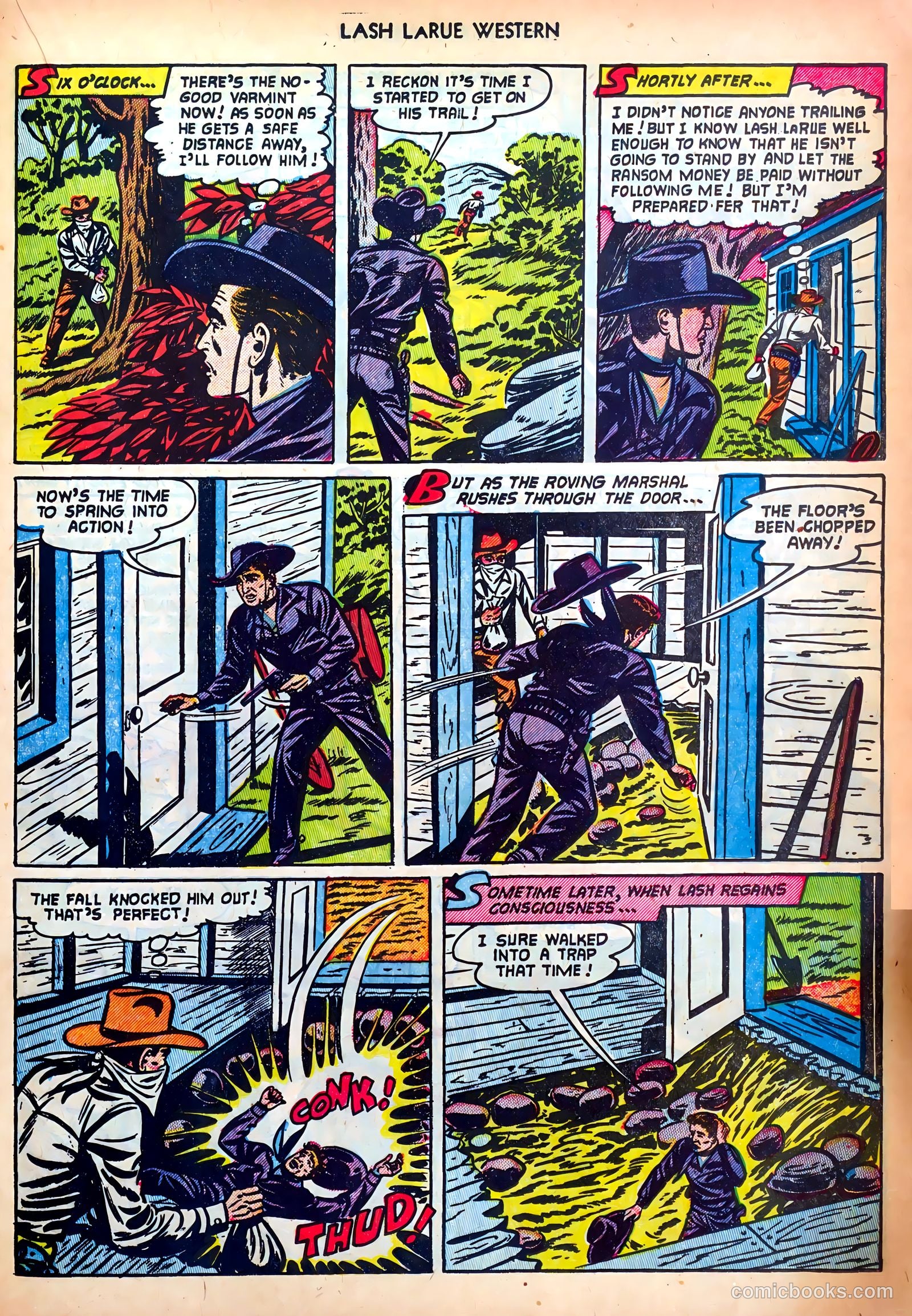Lash LaRue Western #34 (1952) — page 21 of 36