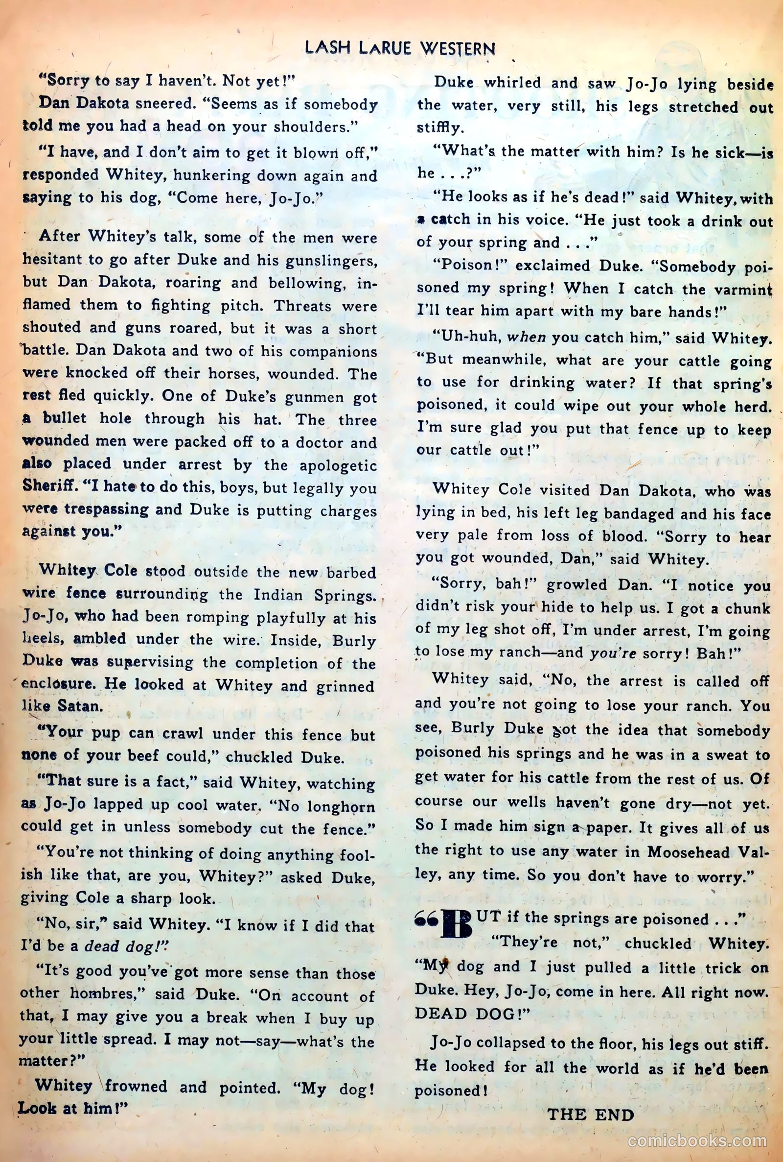 Lash LaRue Western #34 (1952) — page 26 of 36