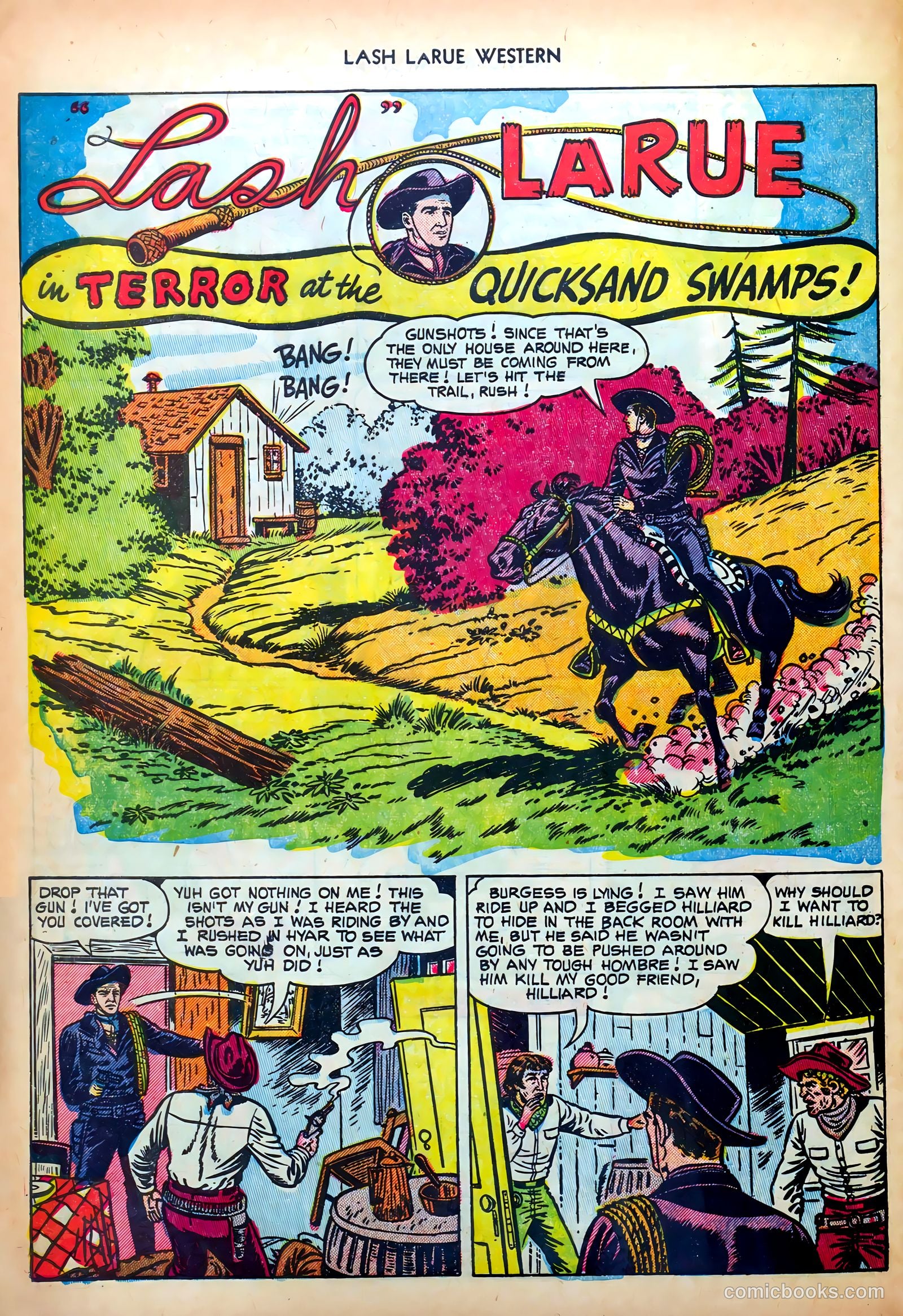 Lash LaRue Western #34 (1952) — page 28 of 36