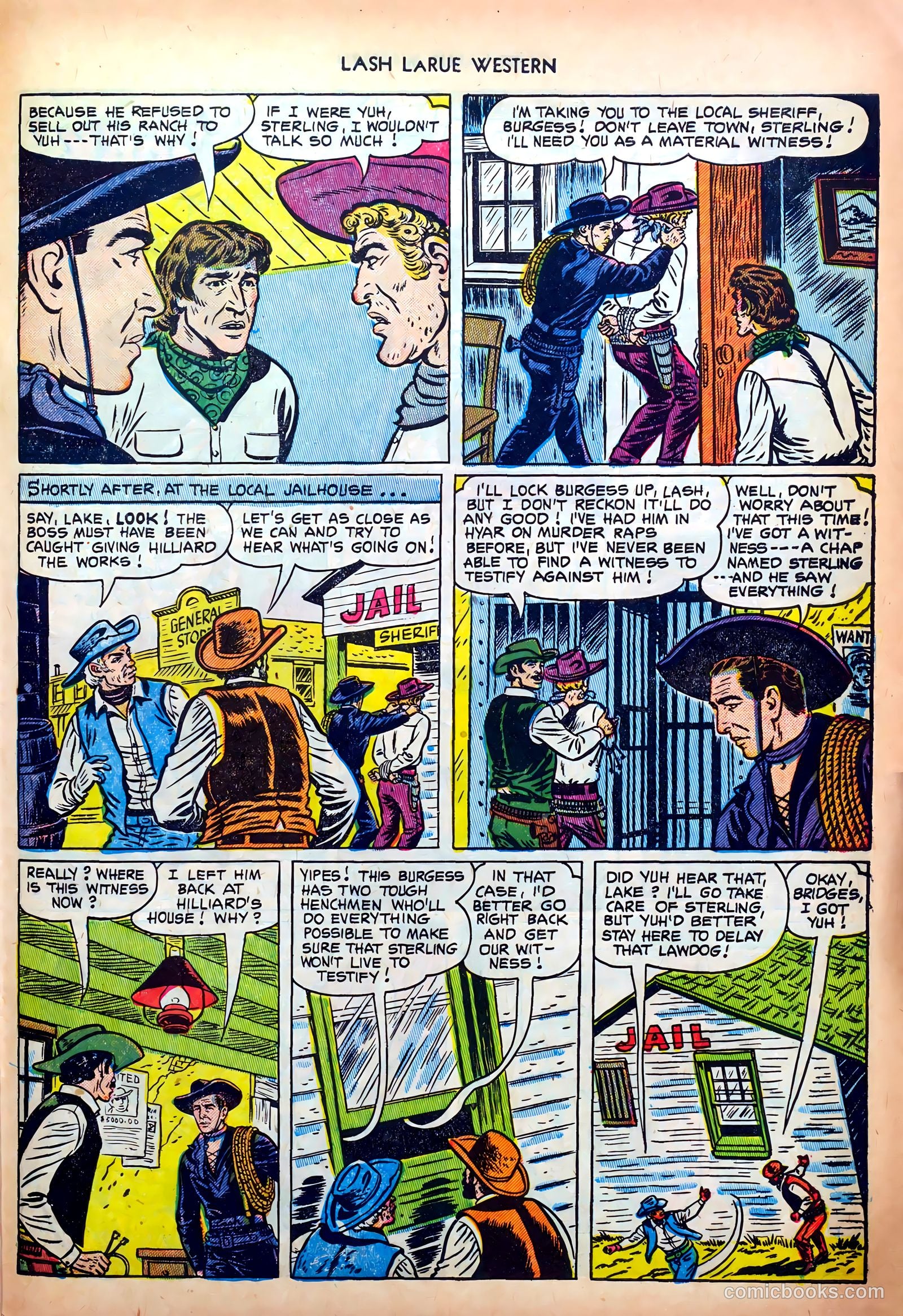 Lash LaRue Western #34 (1952) — page 29 of 36