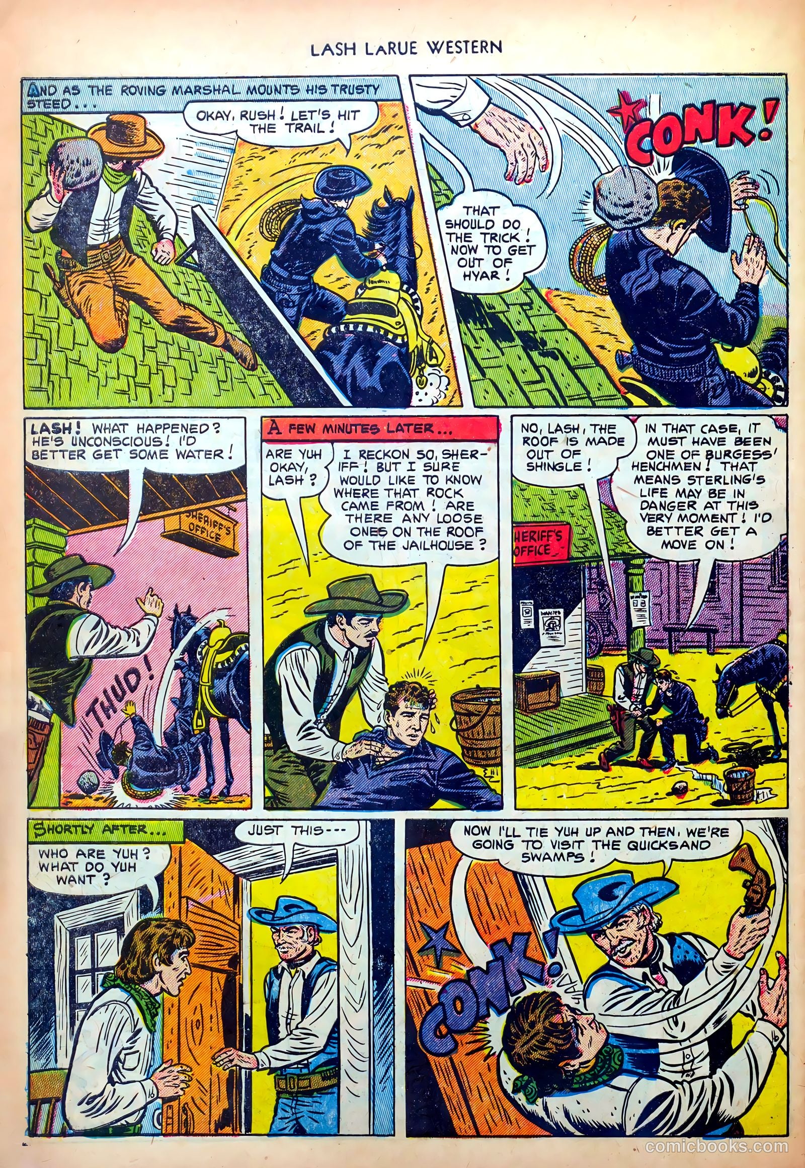 Lash LaRue Western #34 (1952) — page 30 of 36