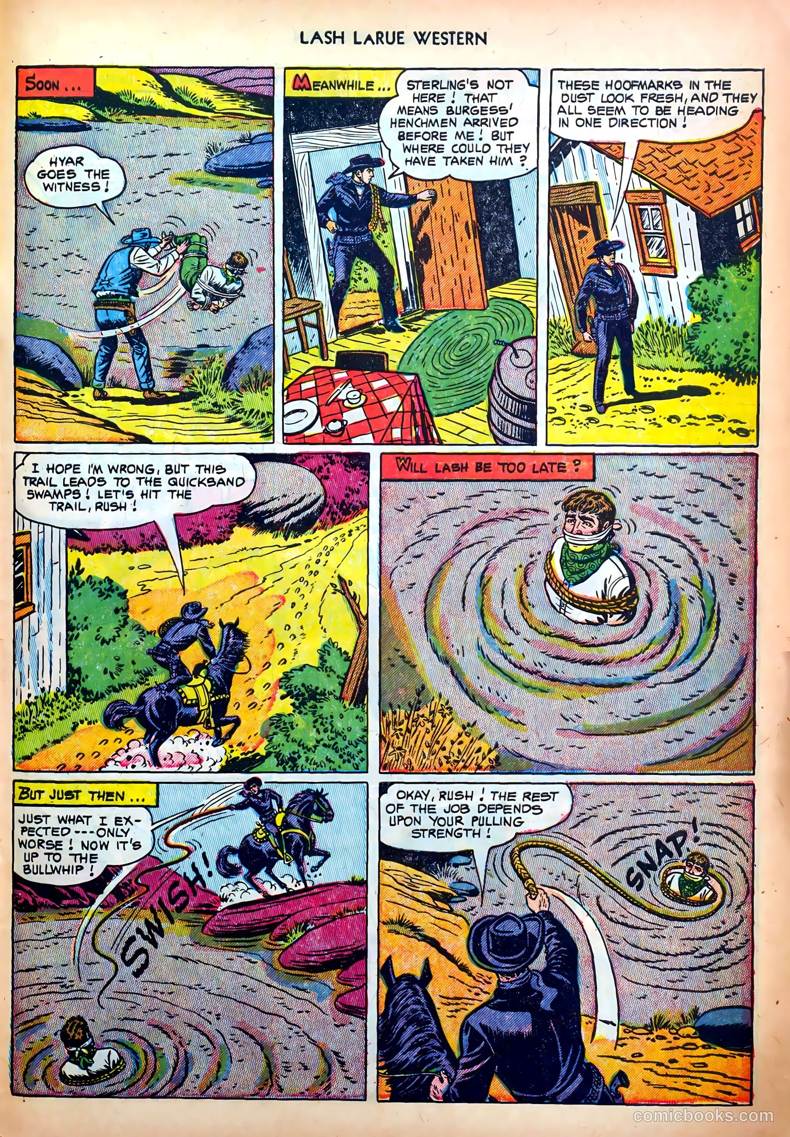 Lash LaRue Western #34 (1952) — page 31 of 36
