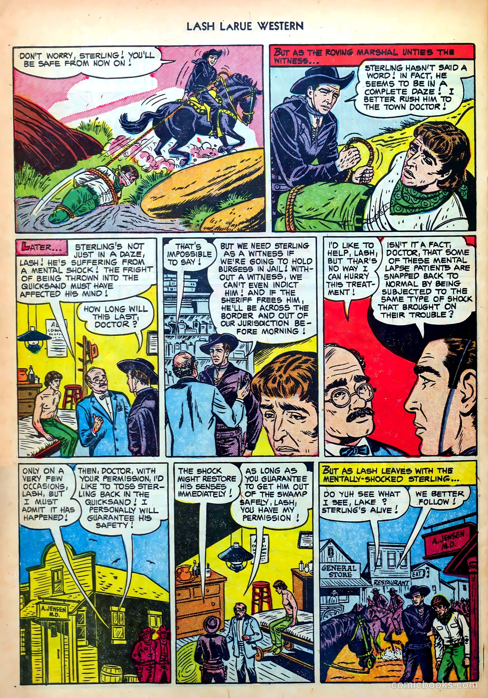 Lash LaRue Western #34 (1952) — page 32 of 36