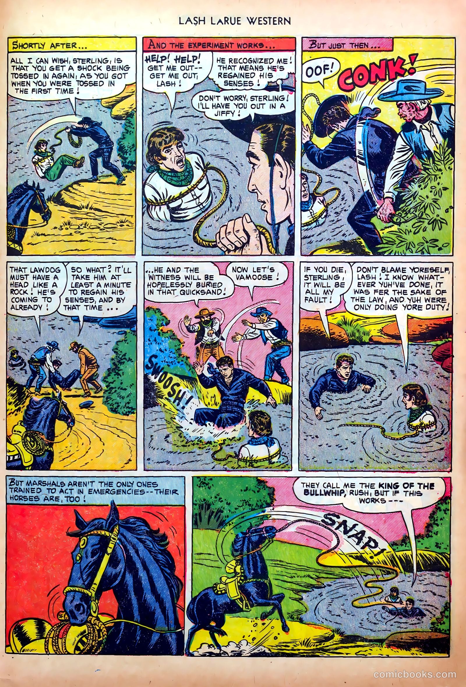 Lash LaRue Western #34 (1952) — page 33 of 36