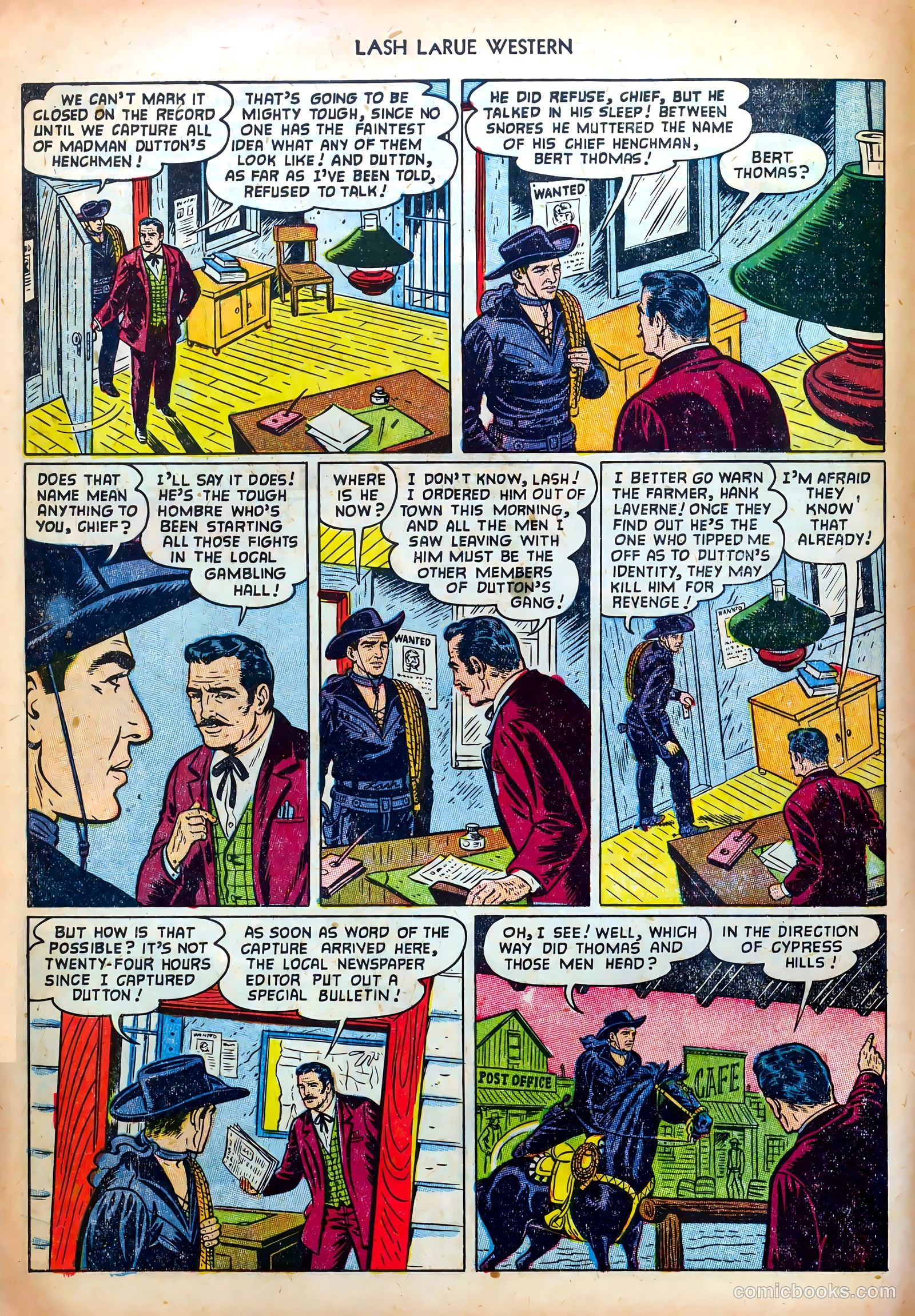 Lash LaRue Western #35 (1952) — page 4 of 36