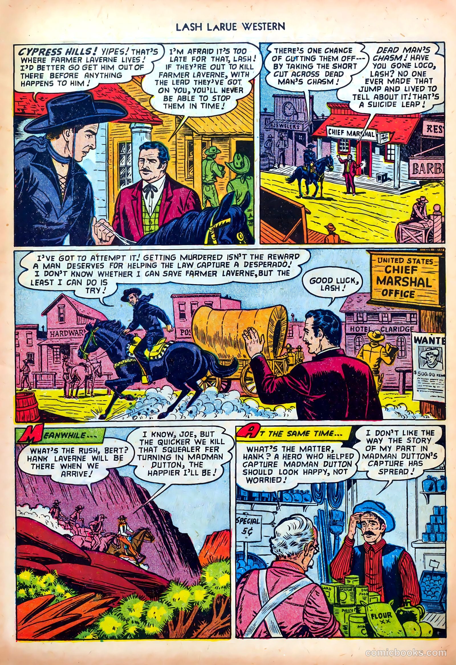 Lash LaRue Western #35 (1952) — page 5 of 36