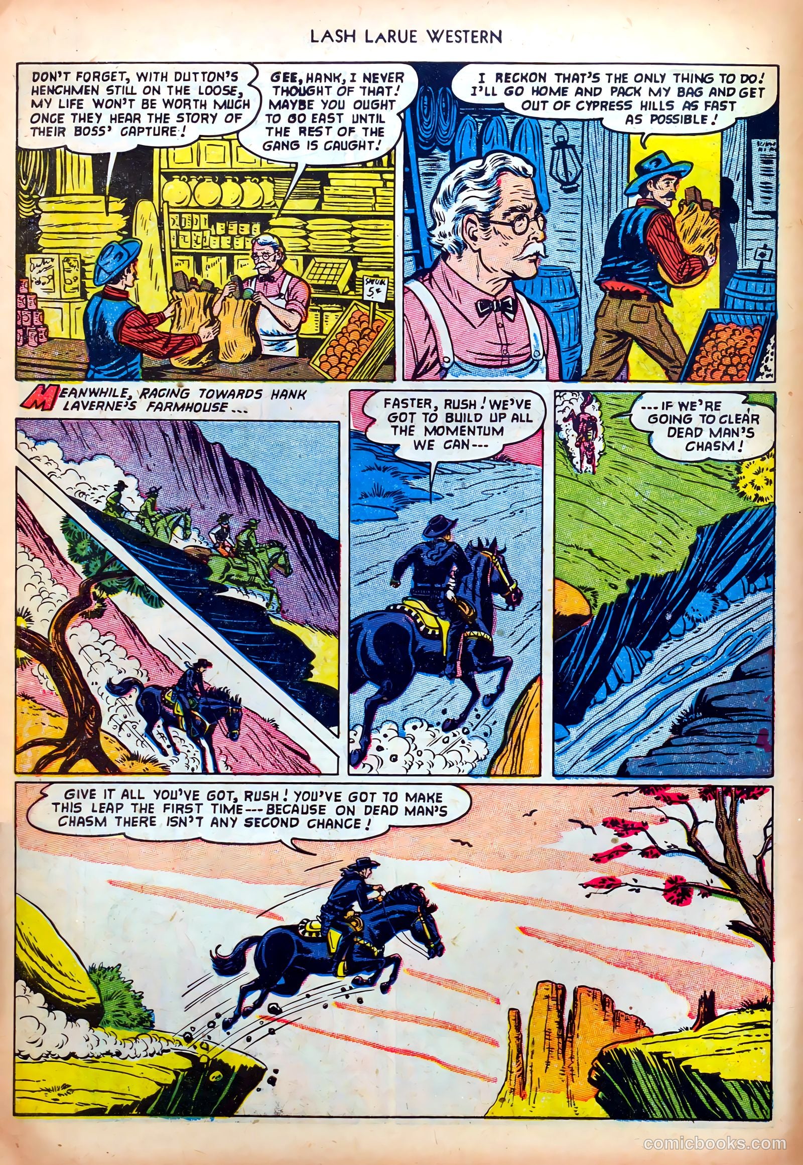 Lash LaRue Western #35 (1952) — page 6 of 36