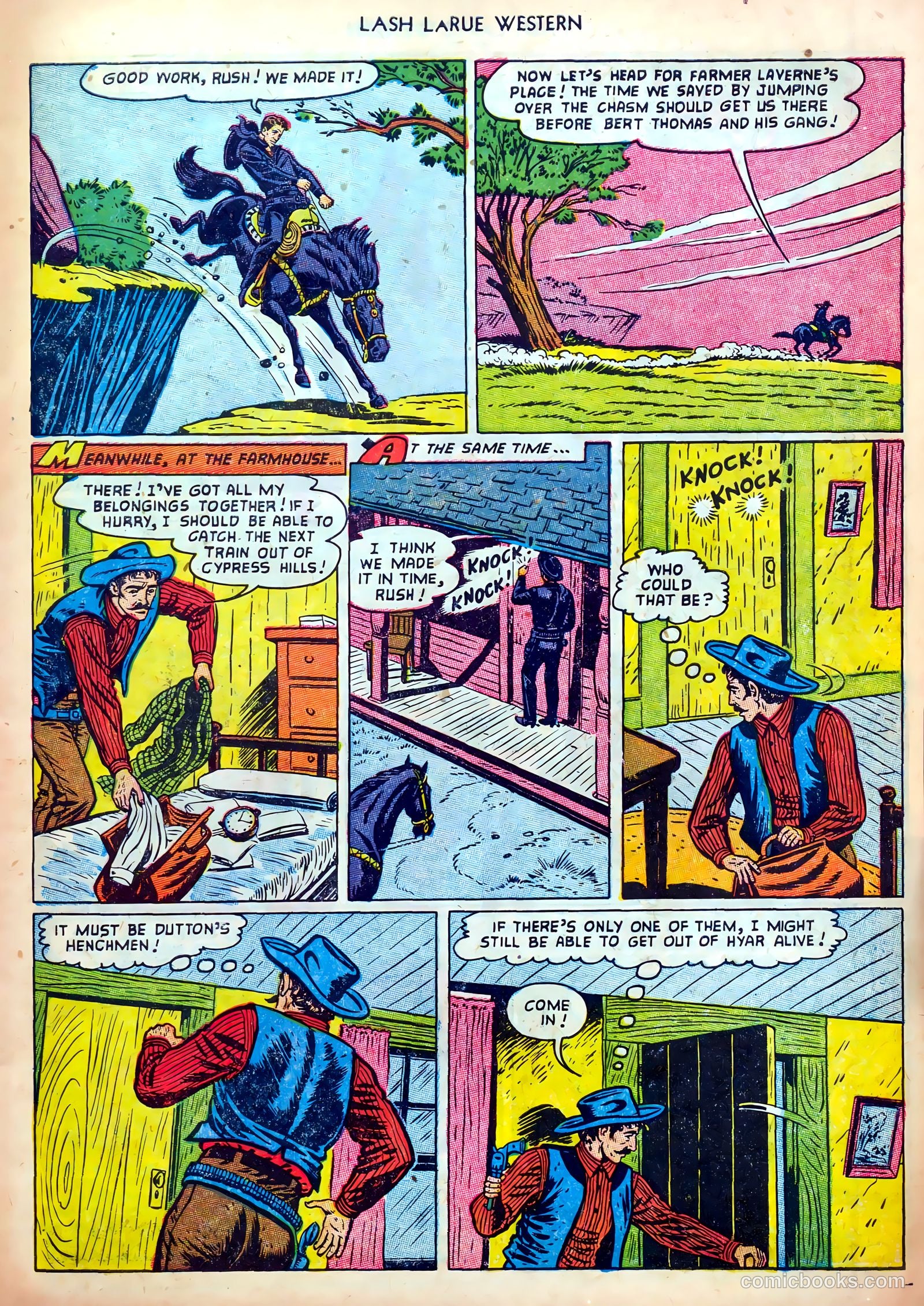 Lash LaRue Western #35 (1952) — page 7 of 36
