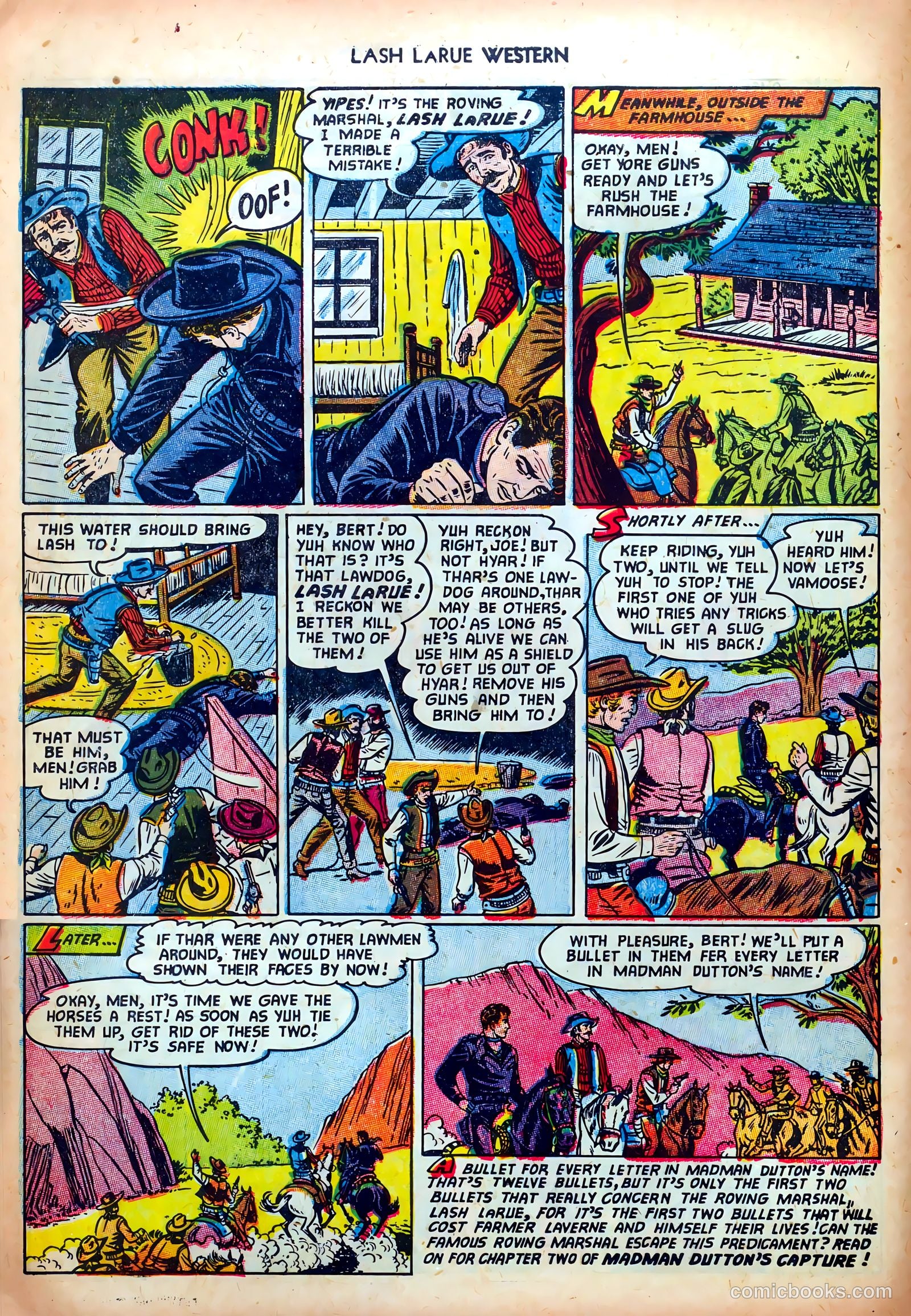 Lash LaRue Western #35 (1952) — page 8 of 36
