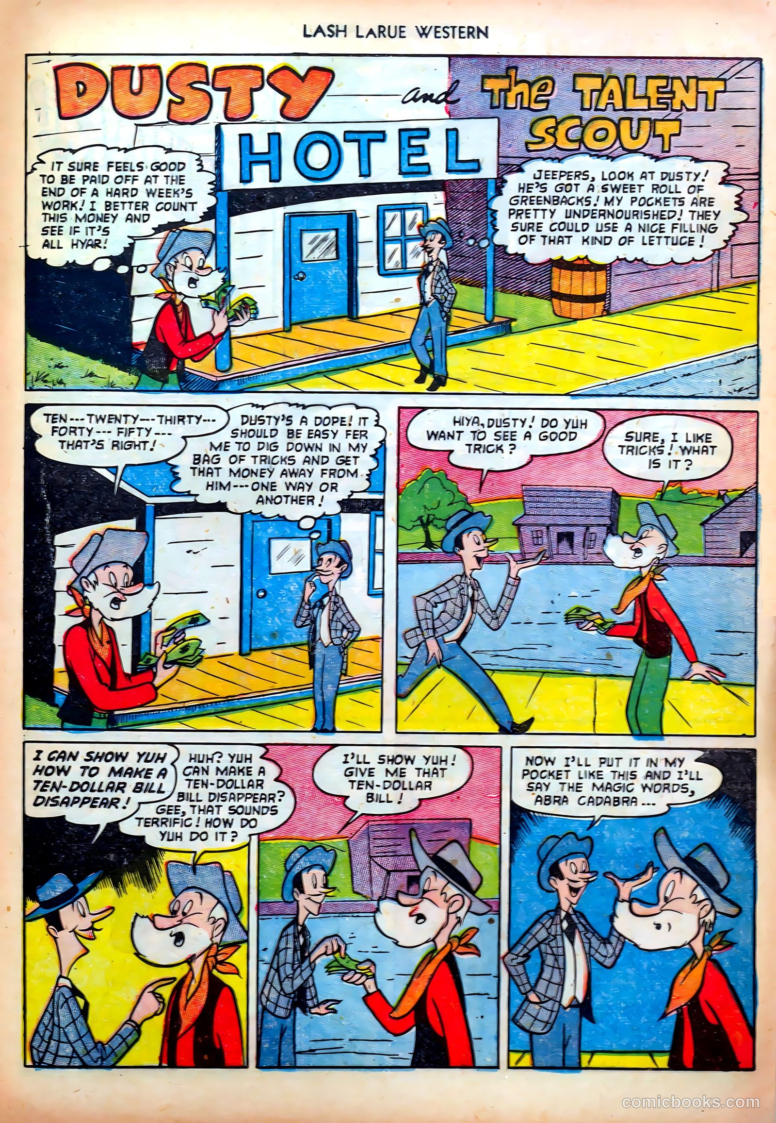 Lash LaRue Western #35 (1952) — page 13 of 36