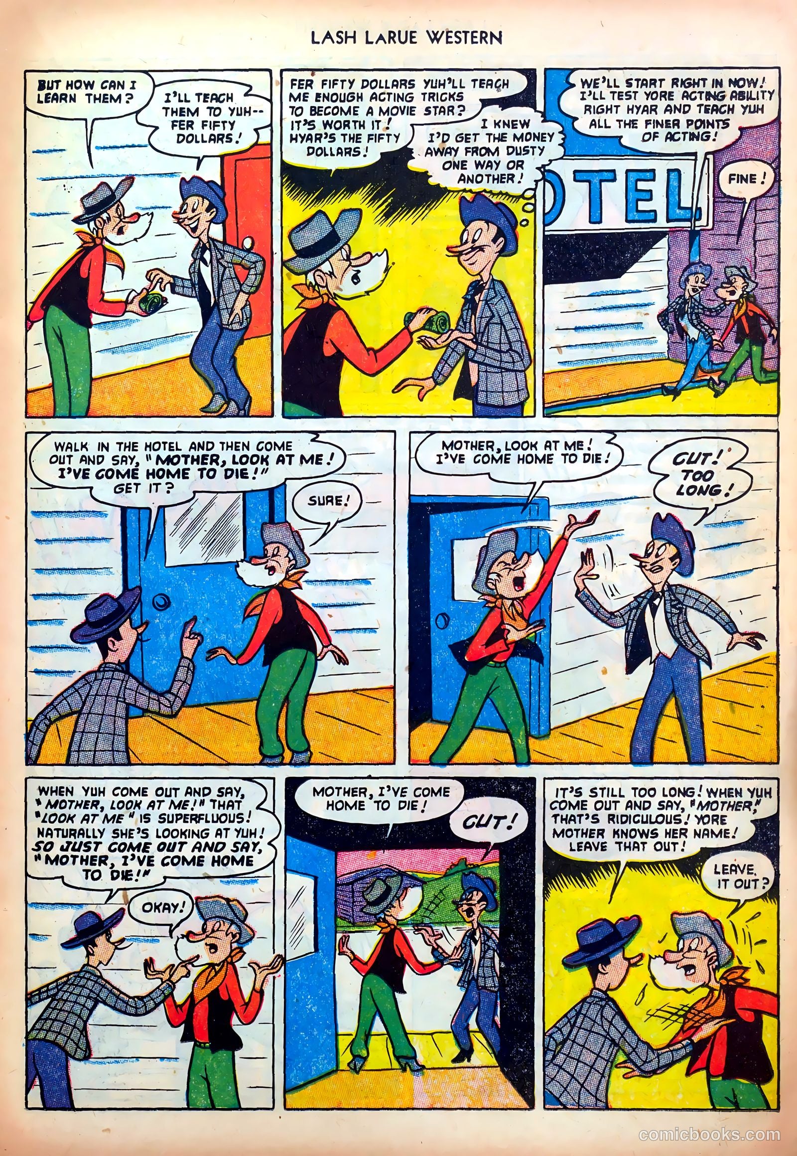 Lash LaRue Western #35 (1952) — page 15 of 36