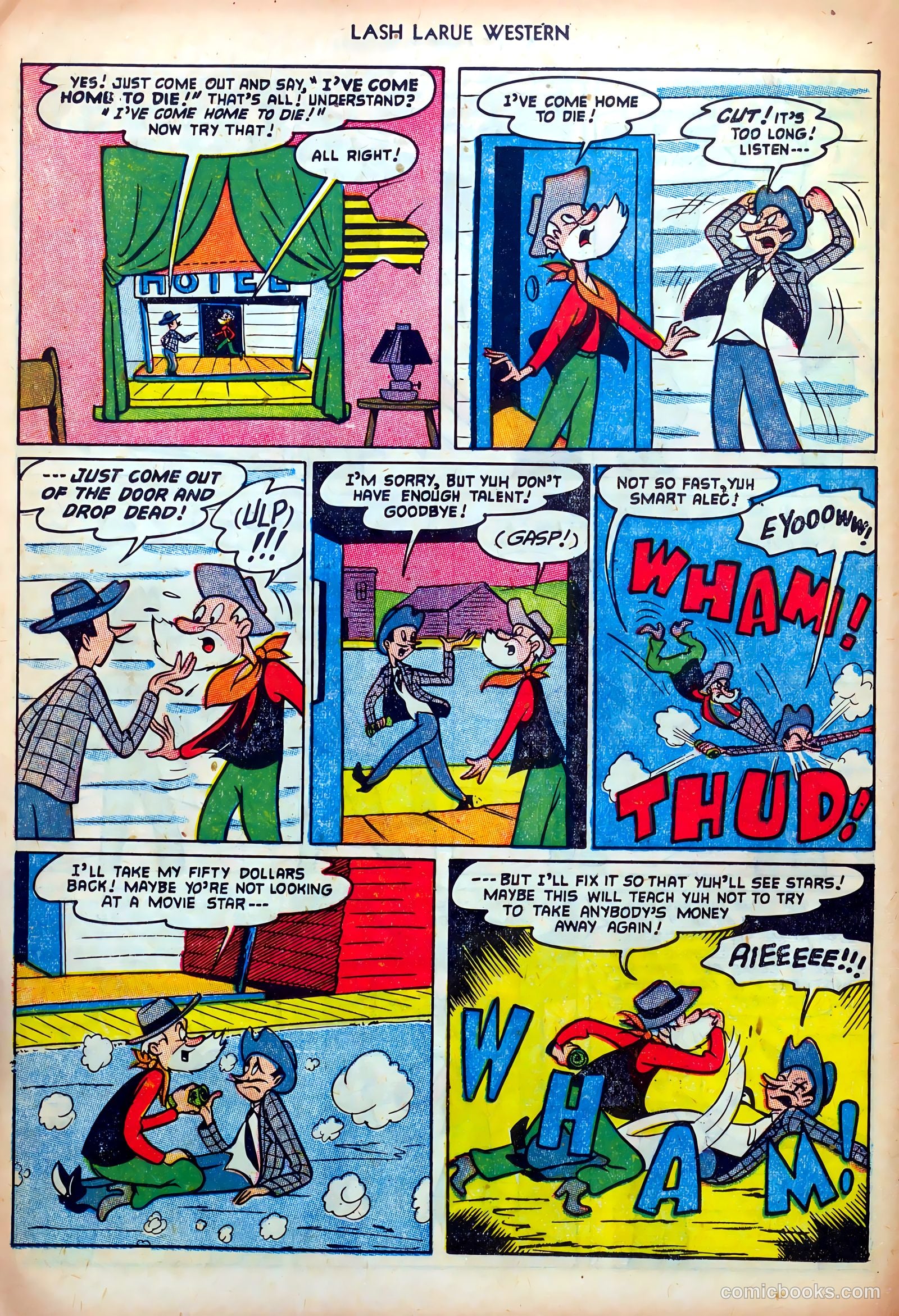 Lash LaRue Western #35 (1952) — page 16 of 36