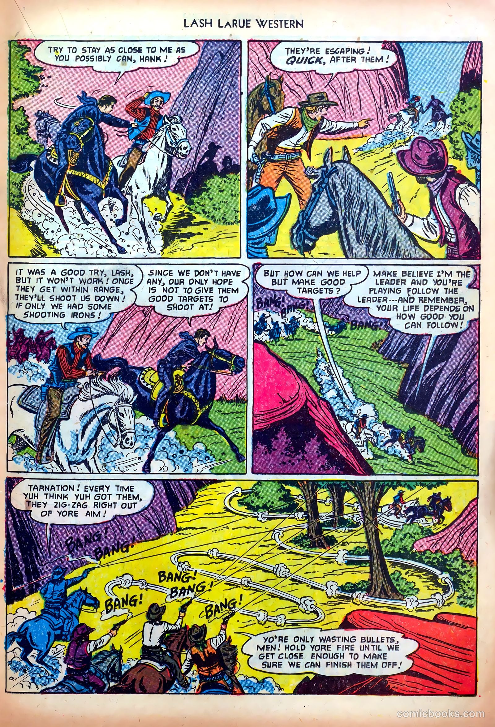 Lash LaRue Western #35 (1952) — page 19 of 36