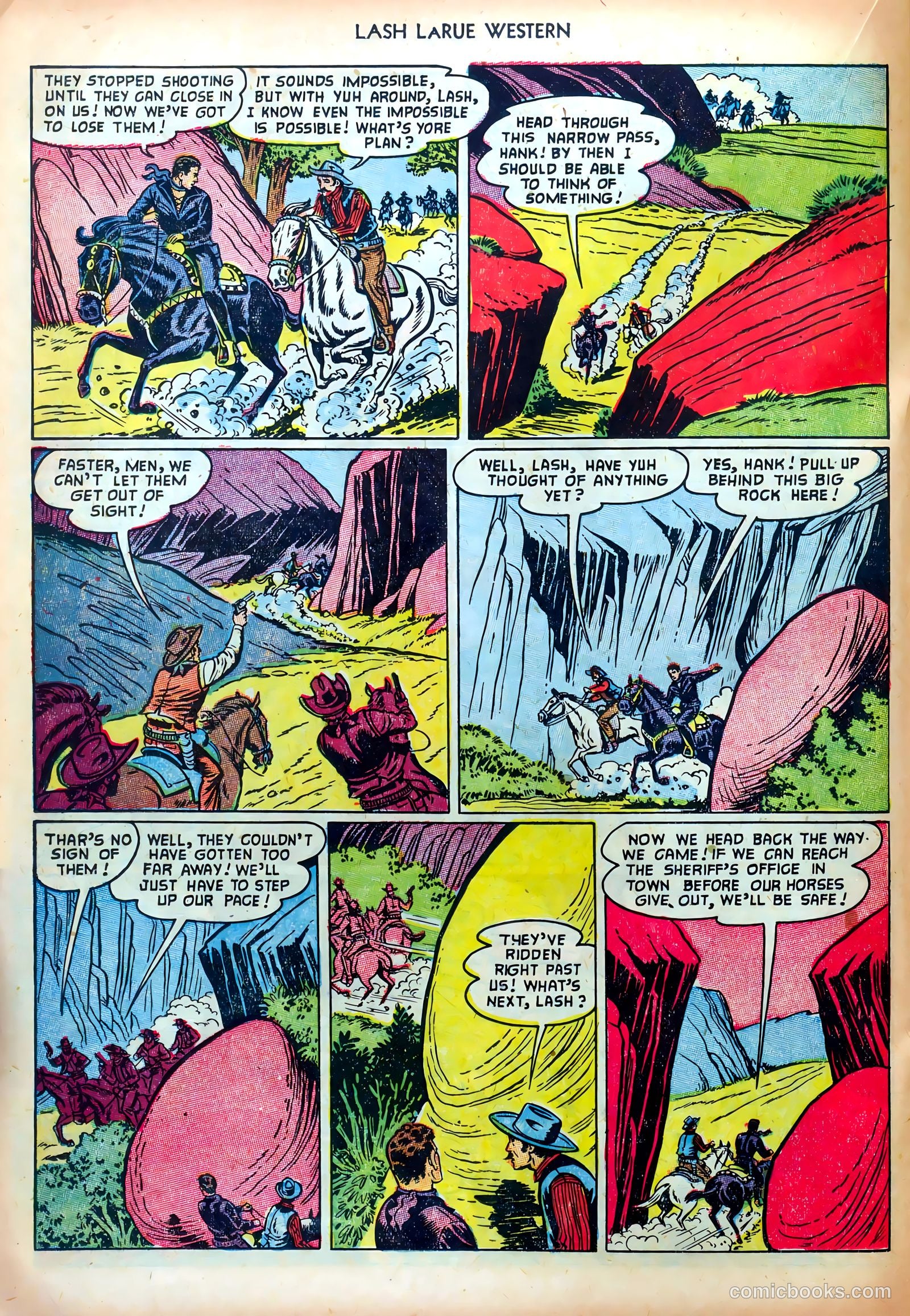 Lash LaRue Western #35 (1952) — page 20 of 36
