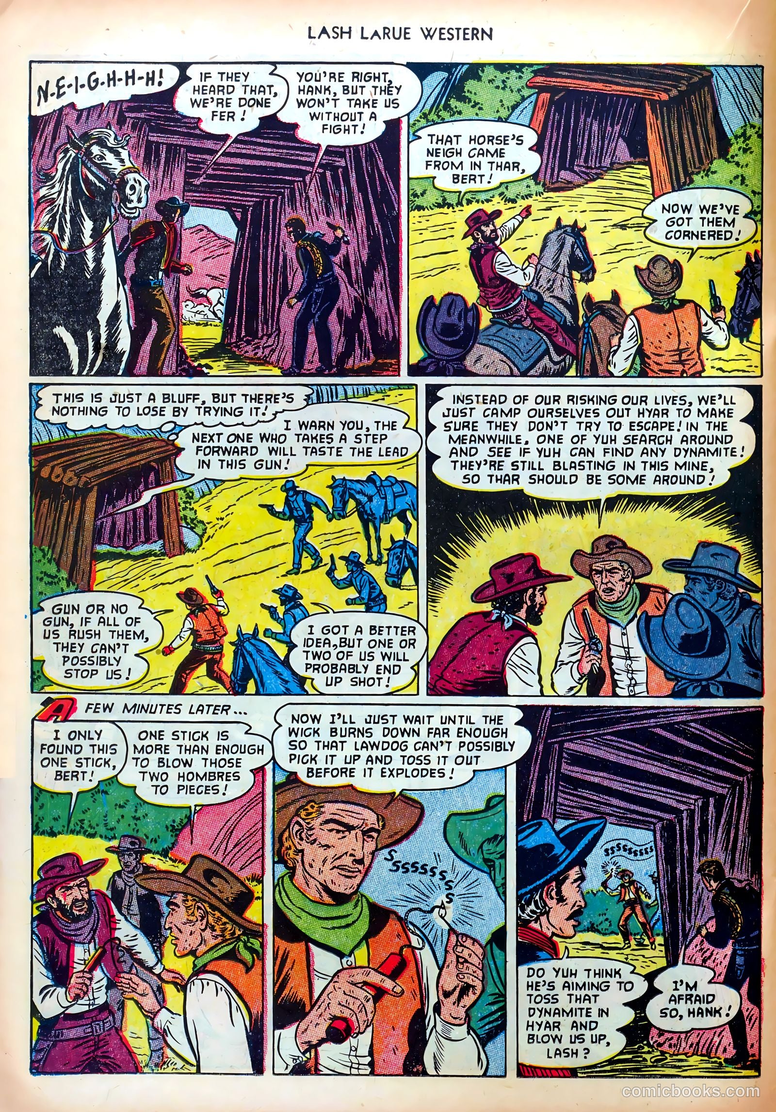 Lash LaRue Western #35 (1952) — page 22 of 36
