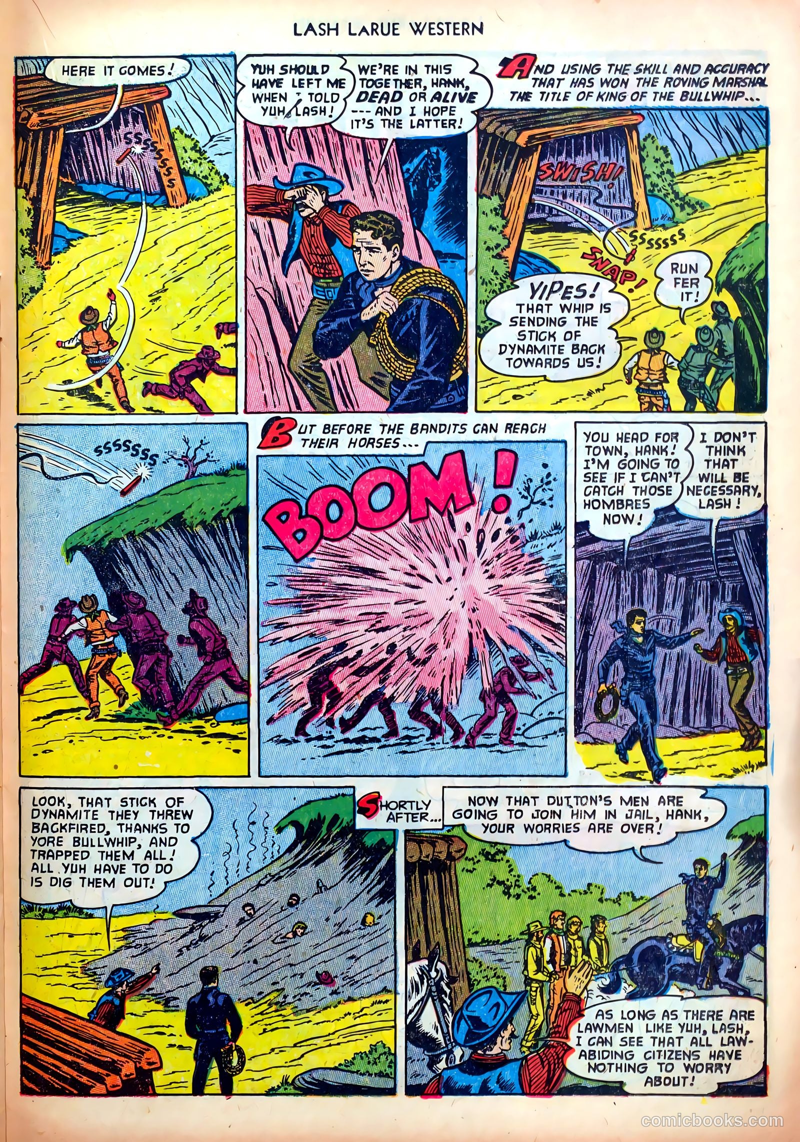 Lash LaRue Western #35 (1952) — page 23 of 36