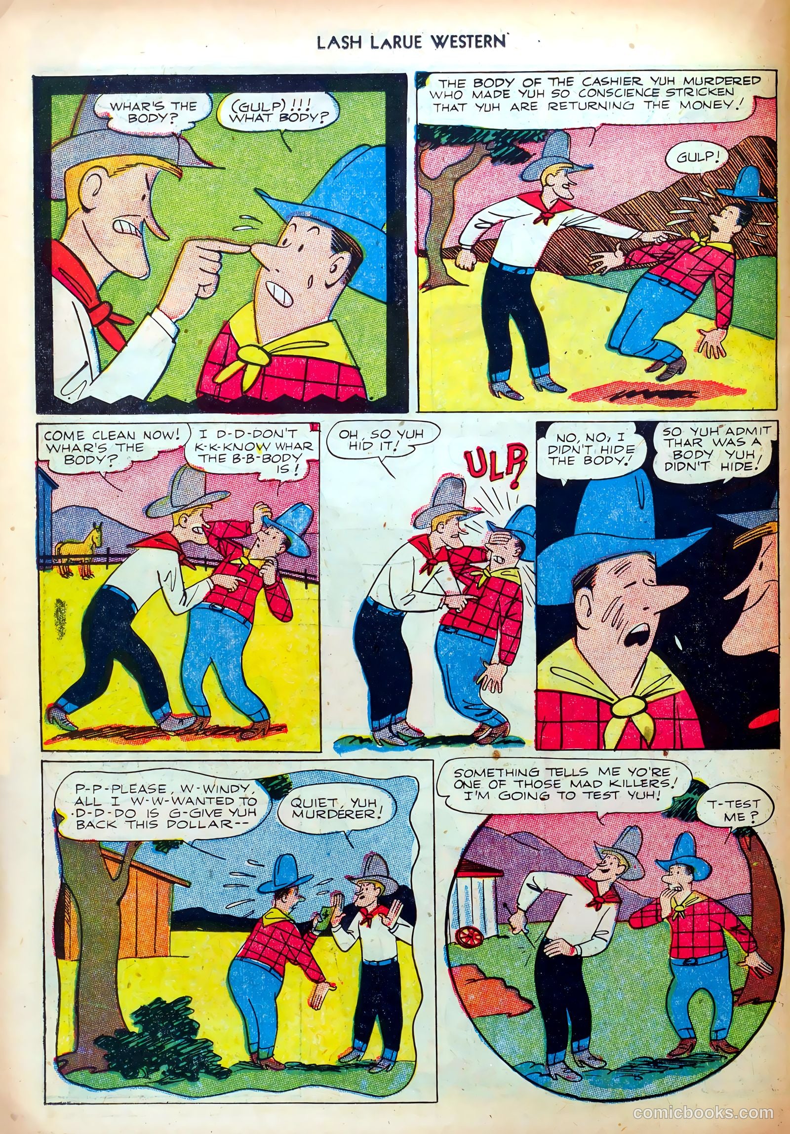 Lash LaRue Western #35 (1952) — page 26 of 36