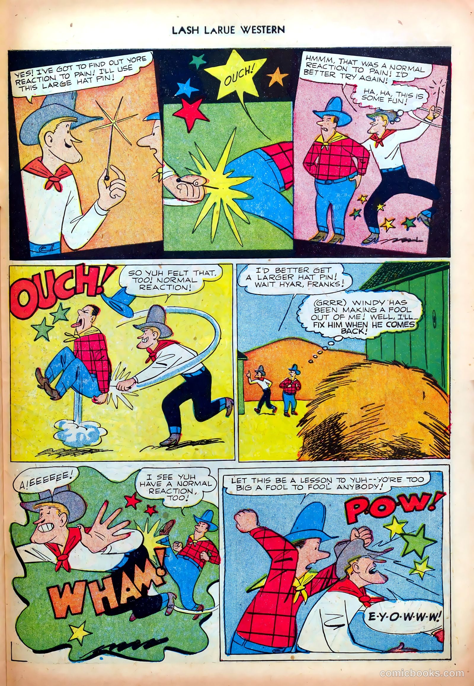 Lash LaRue Western #35 (1952) — page 27 of 36