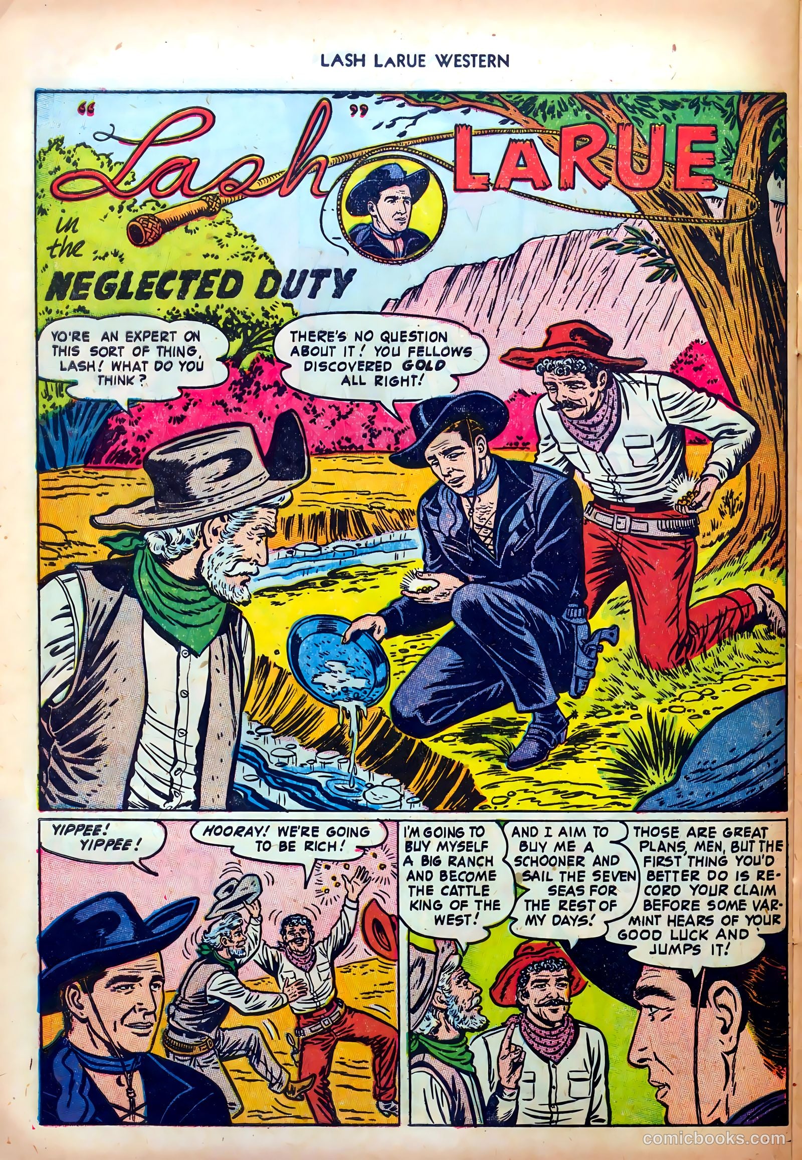 Lash LaRue Western #35 (1952) — page 28 of 36