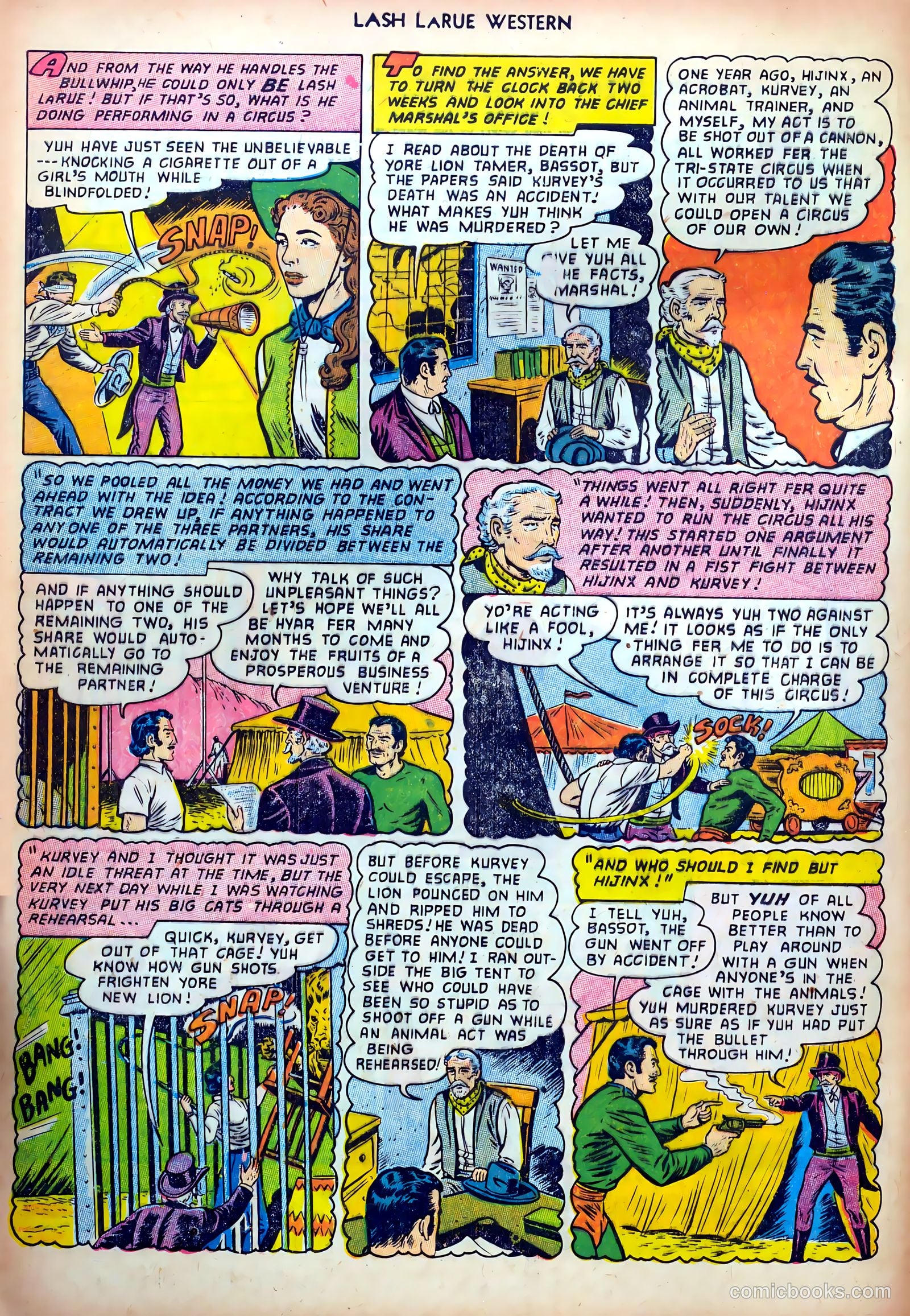 Lash LaRue Western #36 (1953) — page 4 of 36