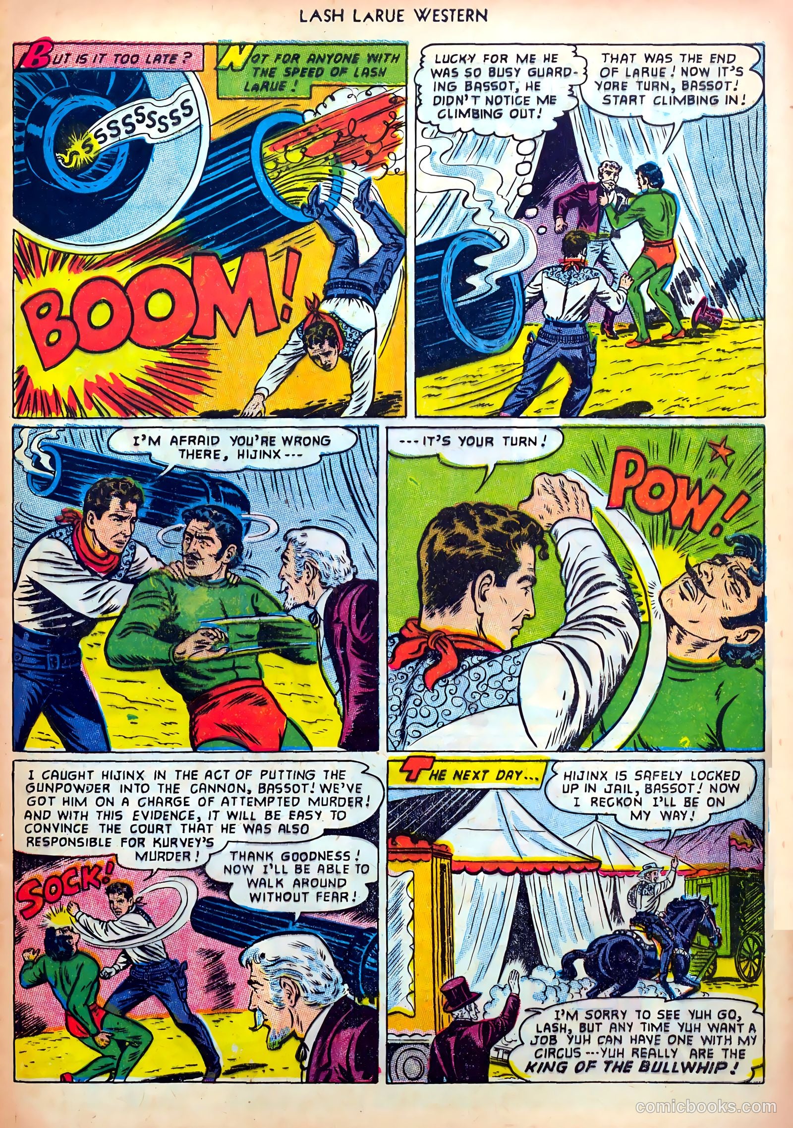 Lash LaRue Western #36 (1953) — page 9 of 36