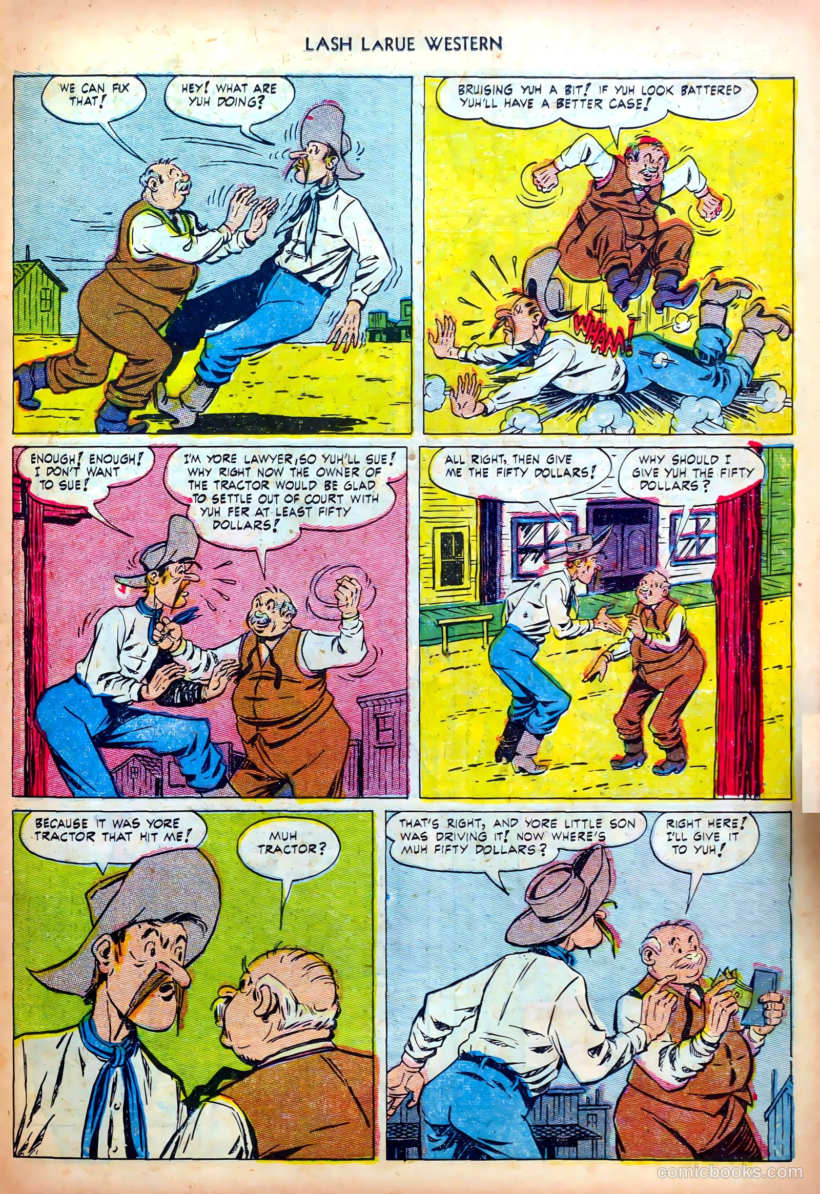 Lash LaRue Western #36 (1953) — page 11 of 36