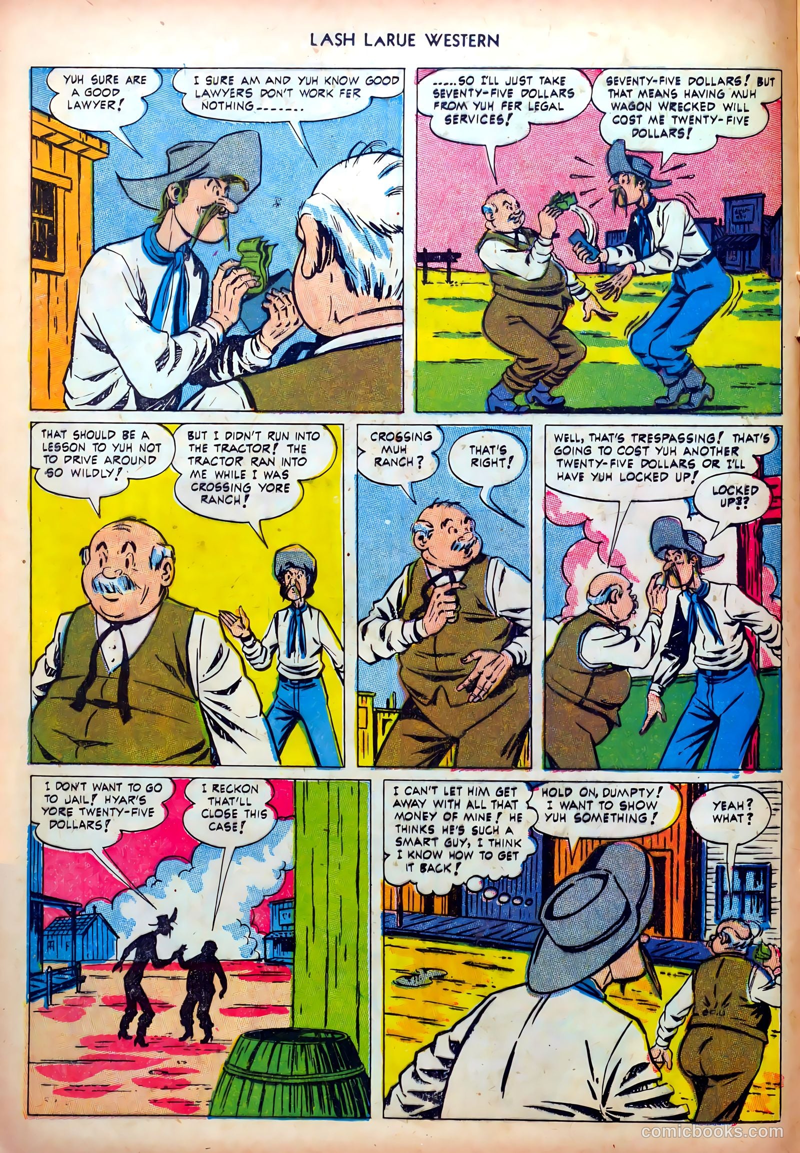 Lash LaRue Western #36 (1953) — page 12 of 36