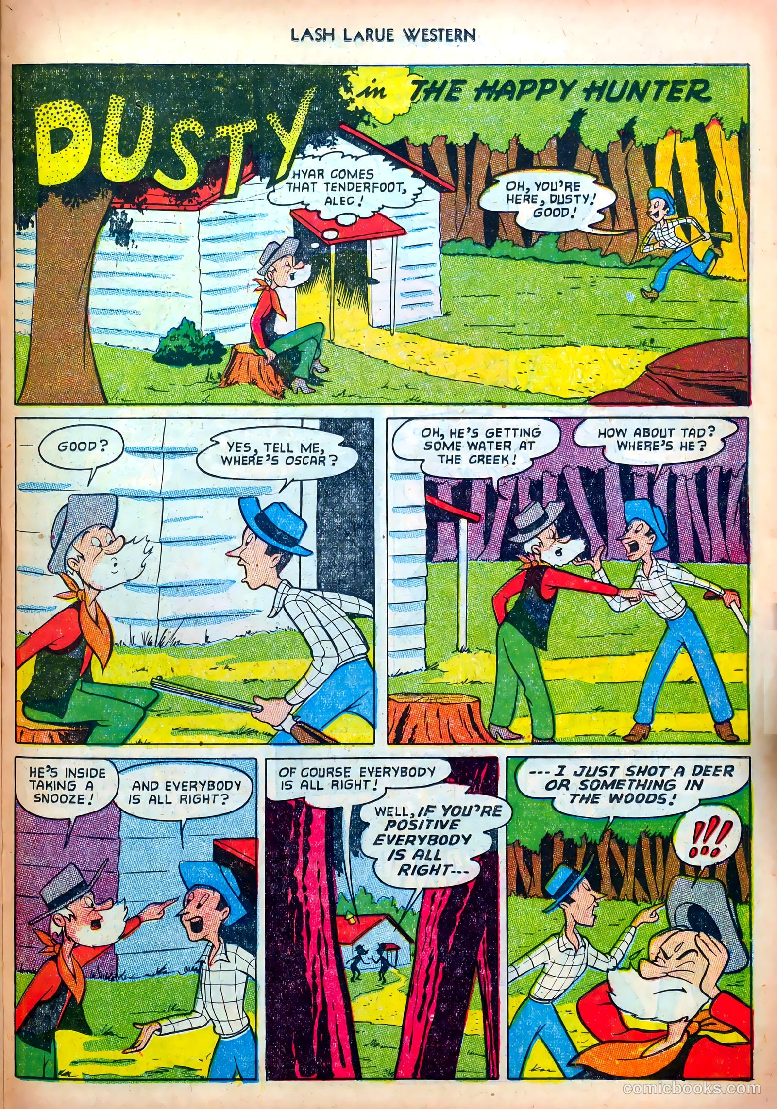 Lash LaRue Western #36 (1953) — page 23 of 36