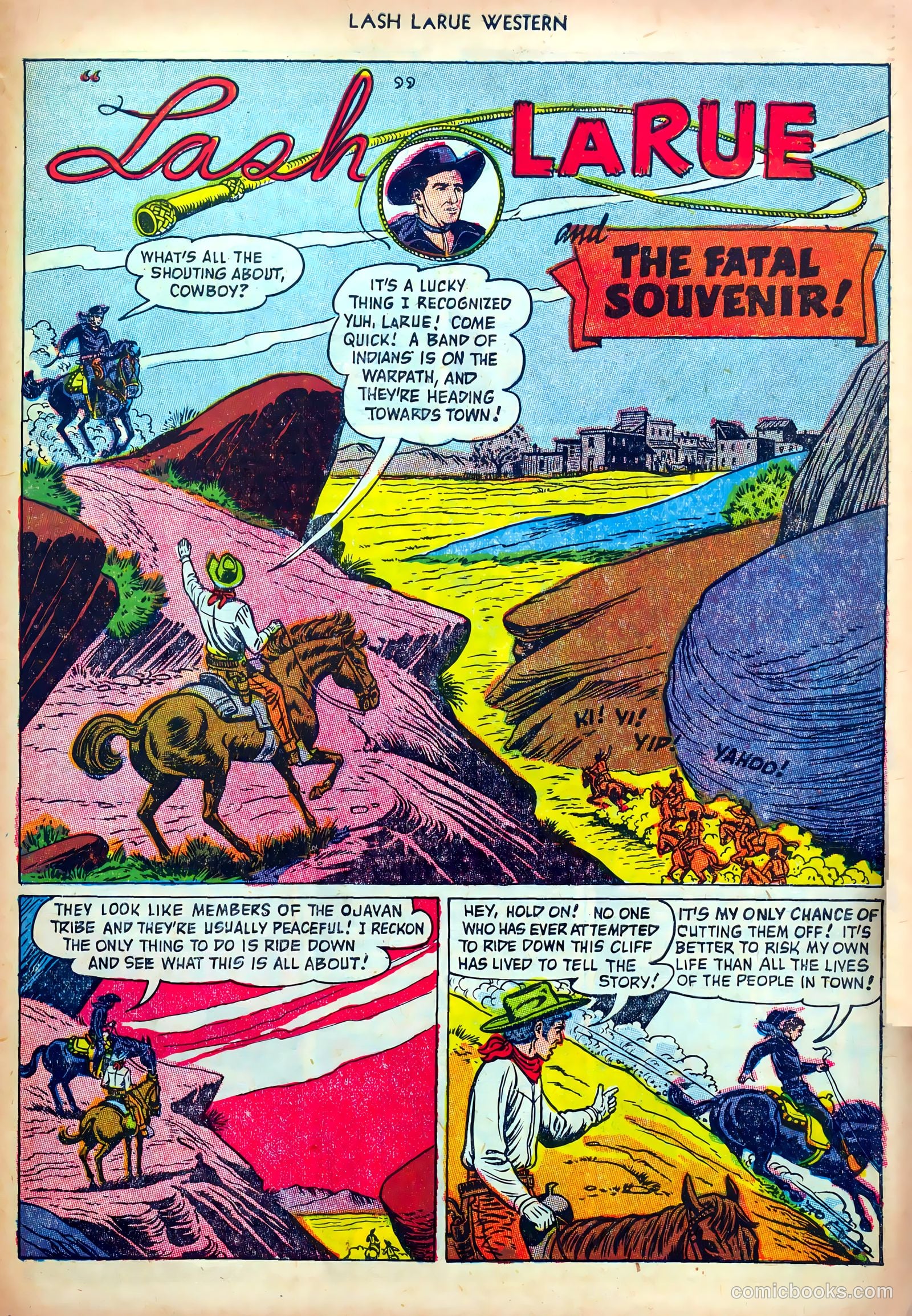 Lash LaRue Western #36 (1953) — page 27 of 36
