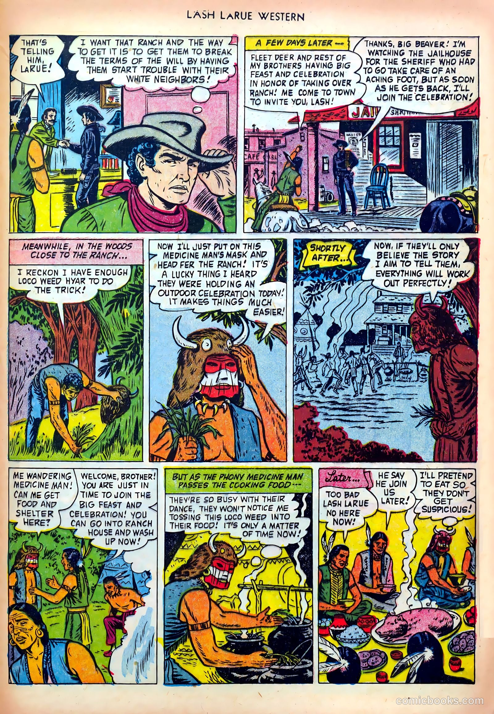 Lash LaRue Western #36 (1953) — page 29 of 36