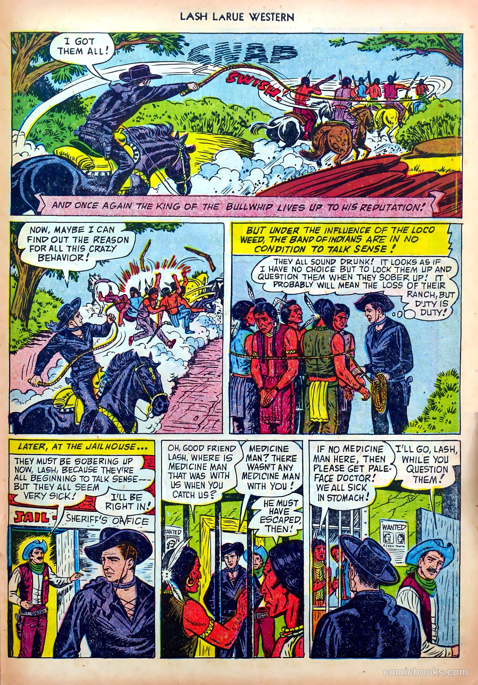 Lash LaRue Western #36 (1953) — page 31 of 36