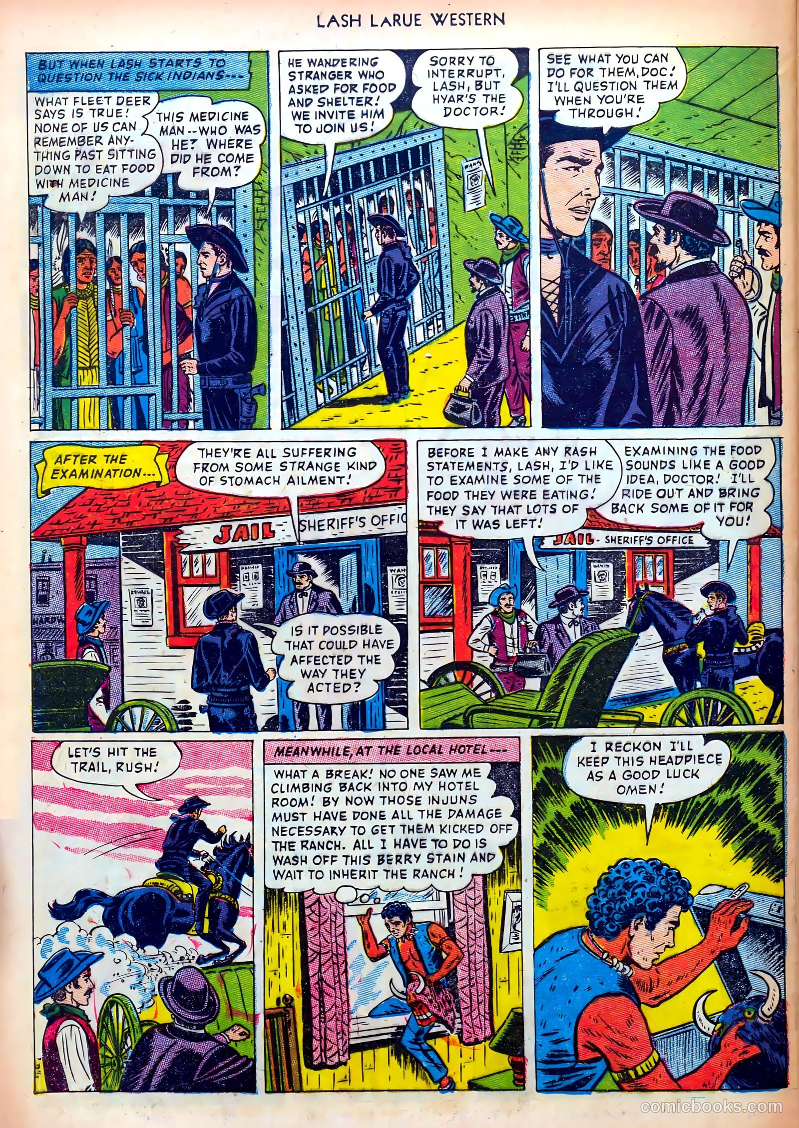 Lash LaRue Western #36 (1953) — page 32 of 36