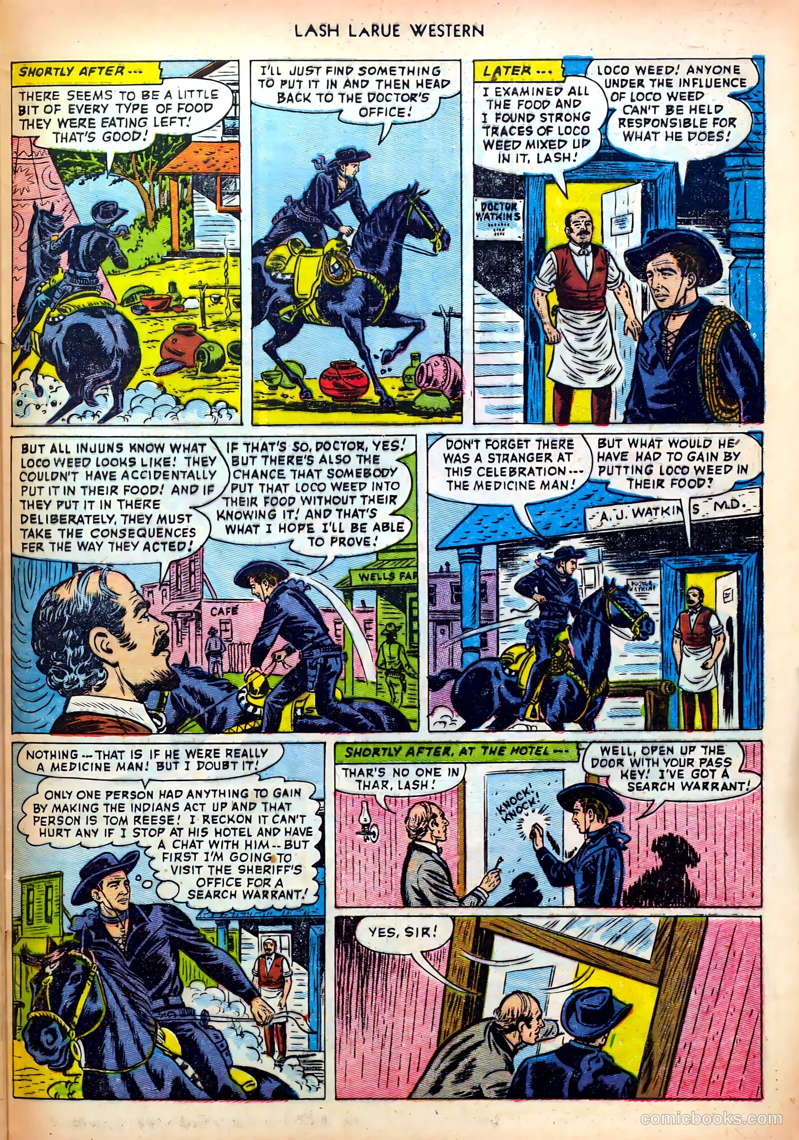 Lash LaRue Western #36 (1953) — page 33 of 36