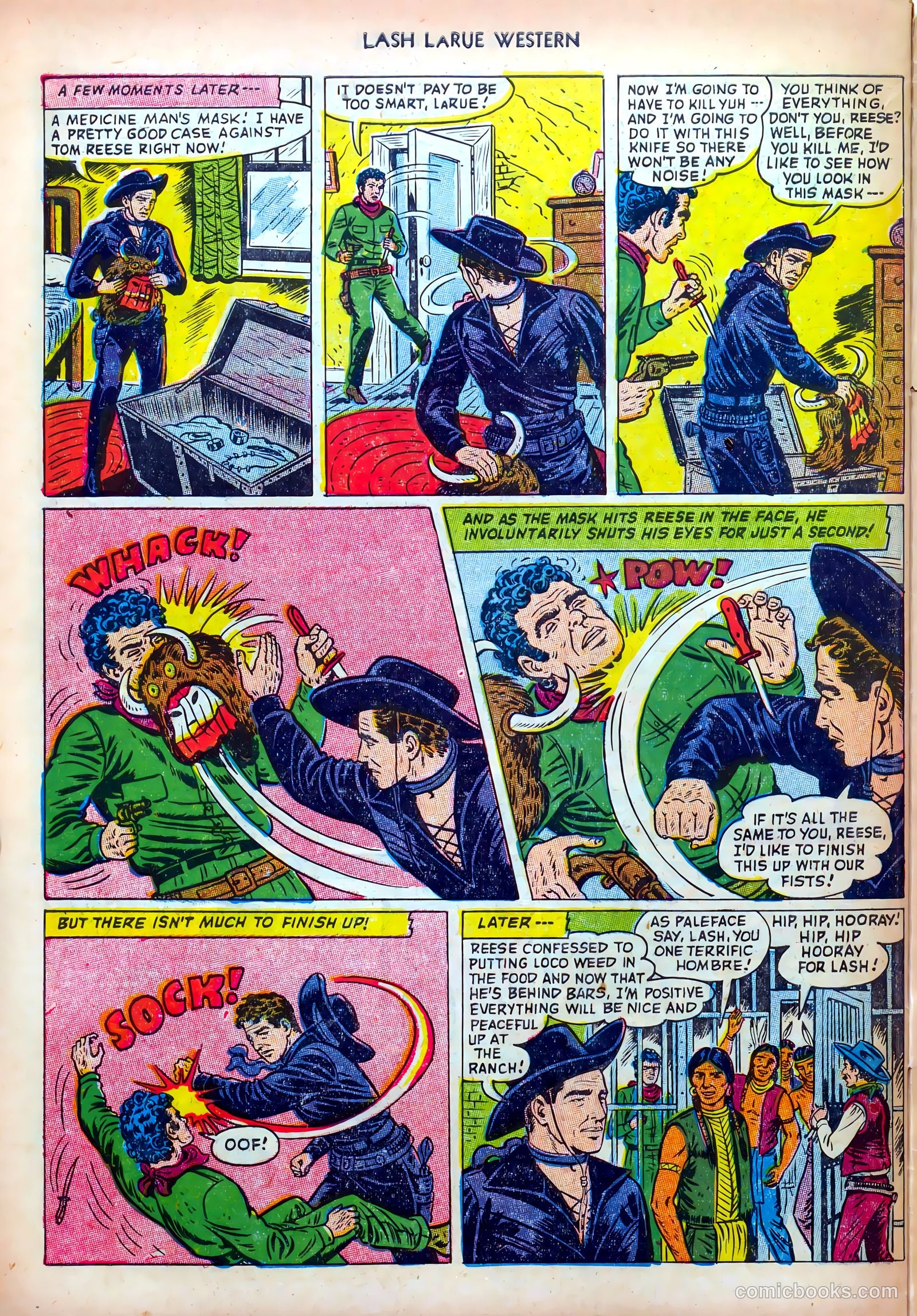 Lash LaRue Western #36 (1953) — page 34 of 36