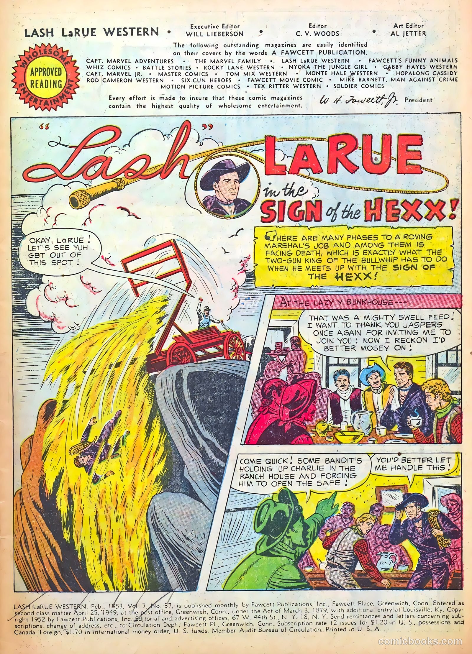 Lash LaRue Western #37 (1953) — page 3 of 36
