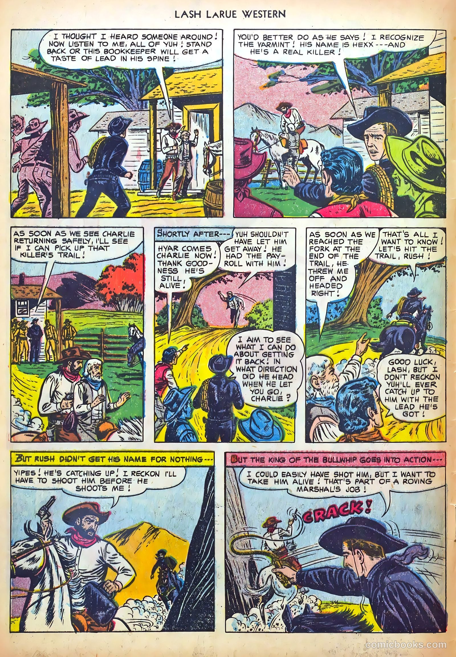 Lash LaRue Western #37 (1953) — page 4 of 36