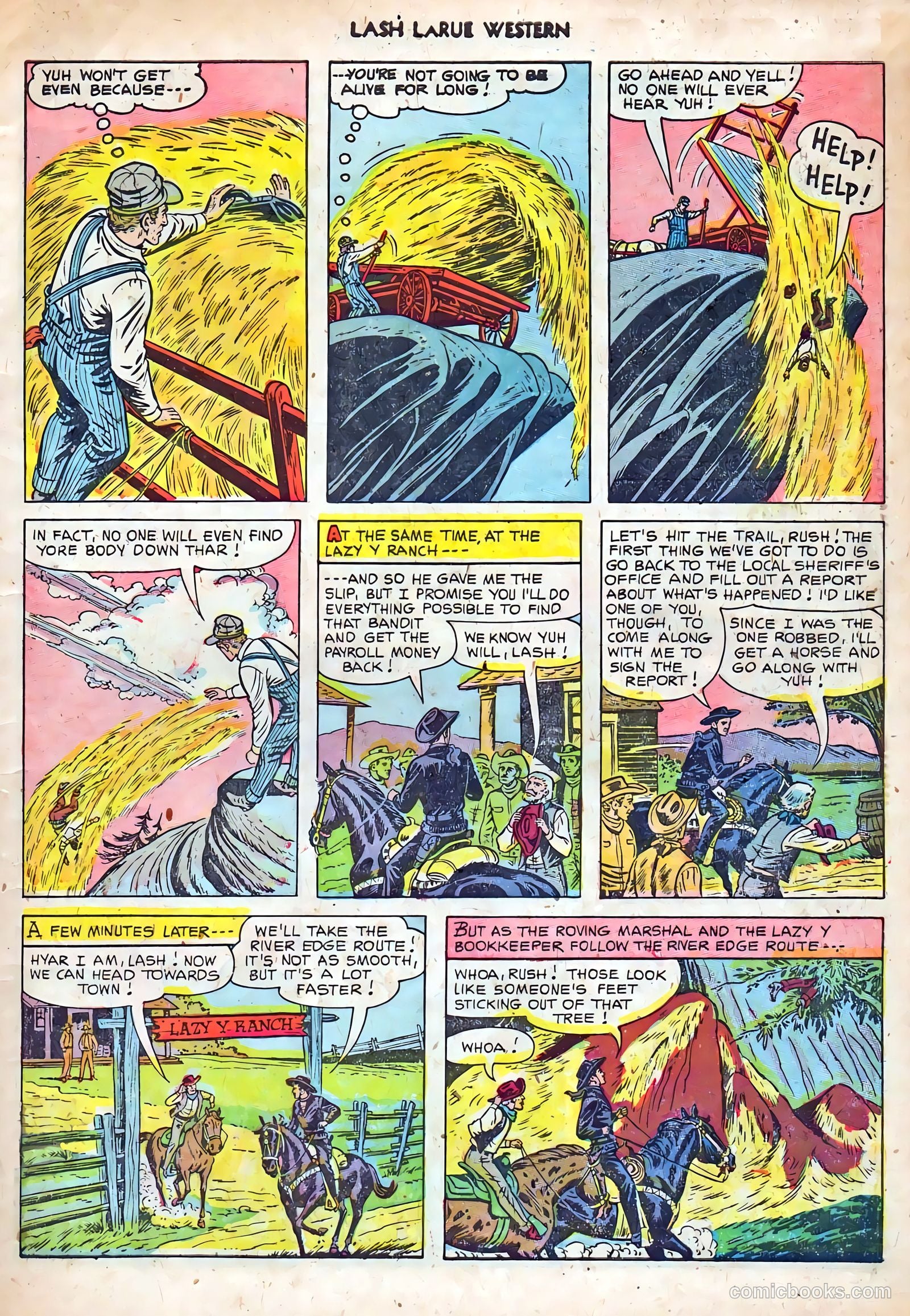 Lash LaRue Western #37 (1953) — page 7 of 36