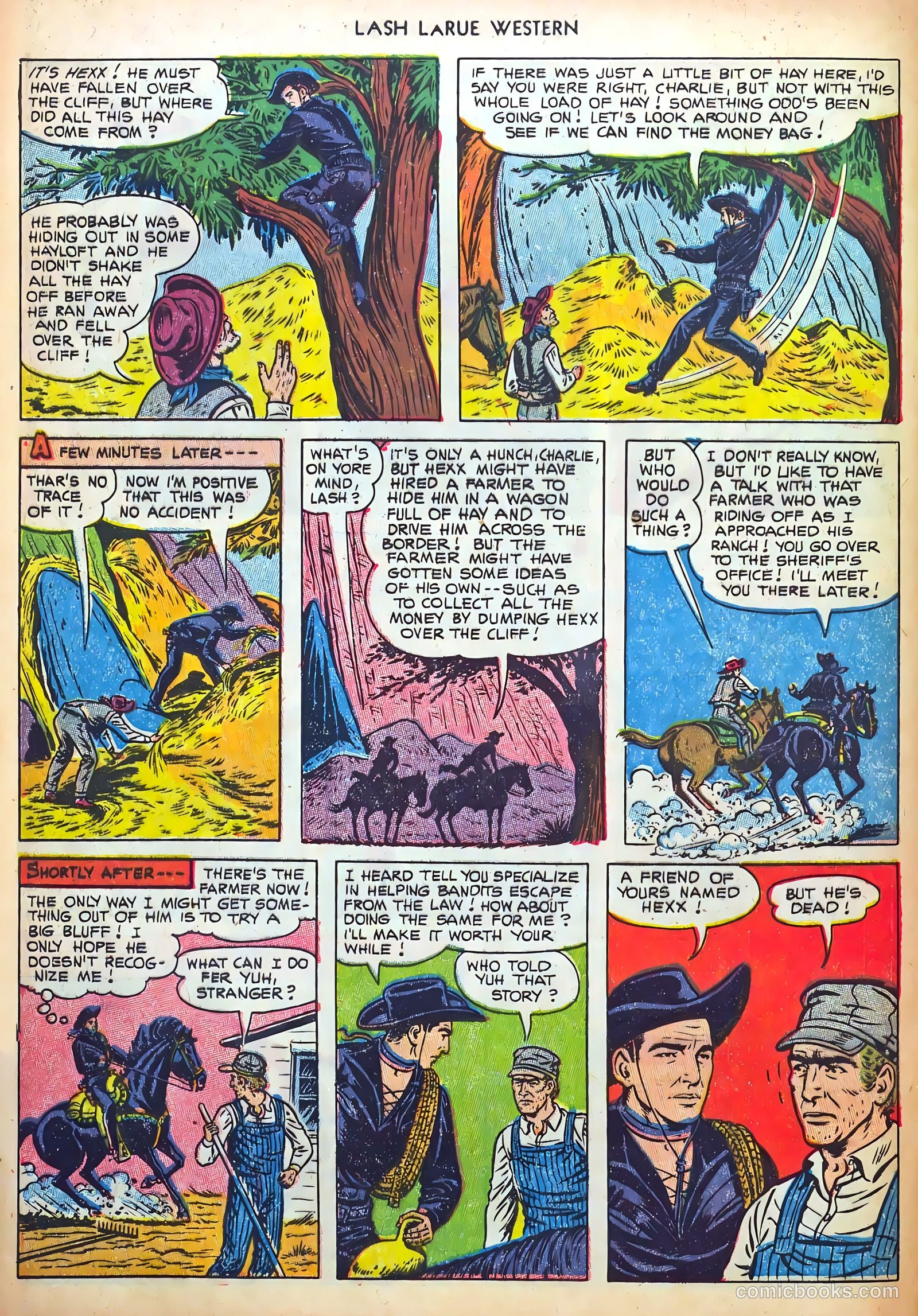 Lash LaRue Western #37 (1953) — page 8 of 36