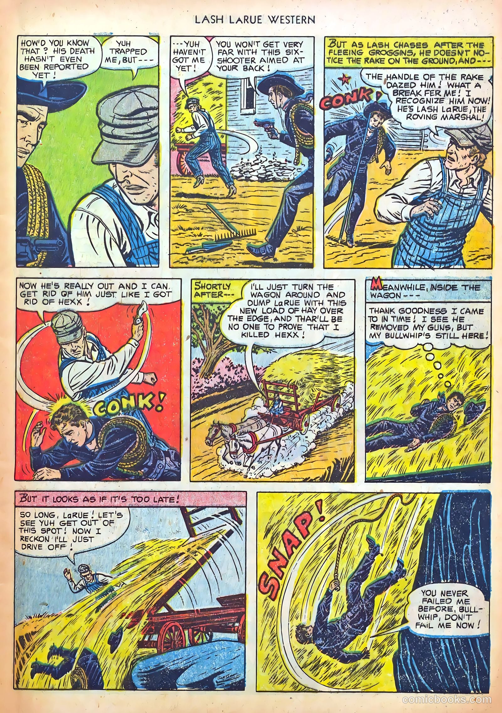 Lash LaRue Western #37 (1953) — page 9 of 36