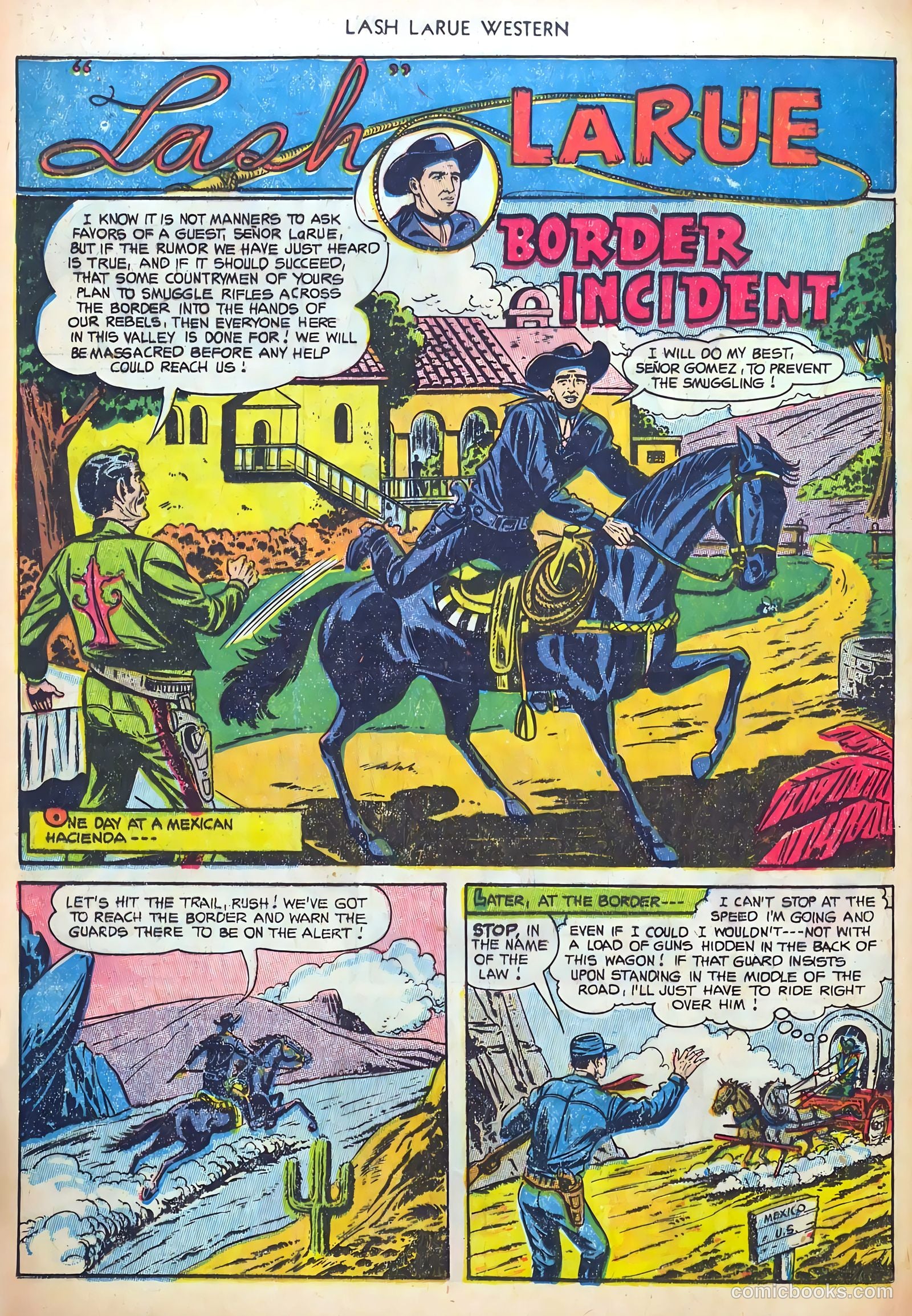 Lash LaRue Western #37 (1953) — page 12 of 36