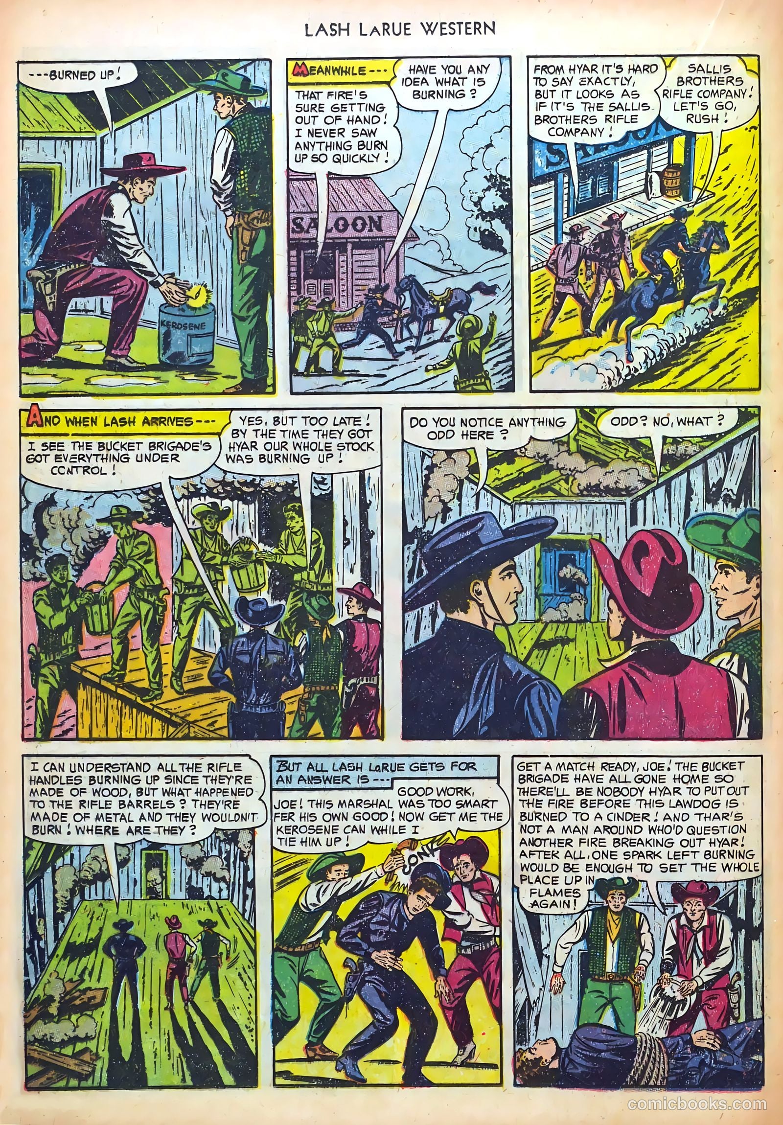 Lash LaRue Western #37 (1953) — page 16 of 36