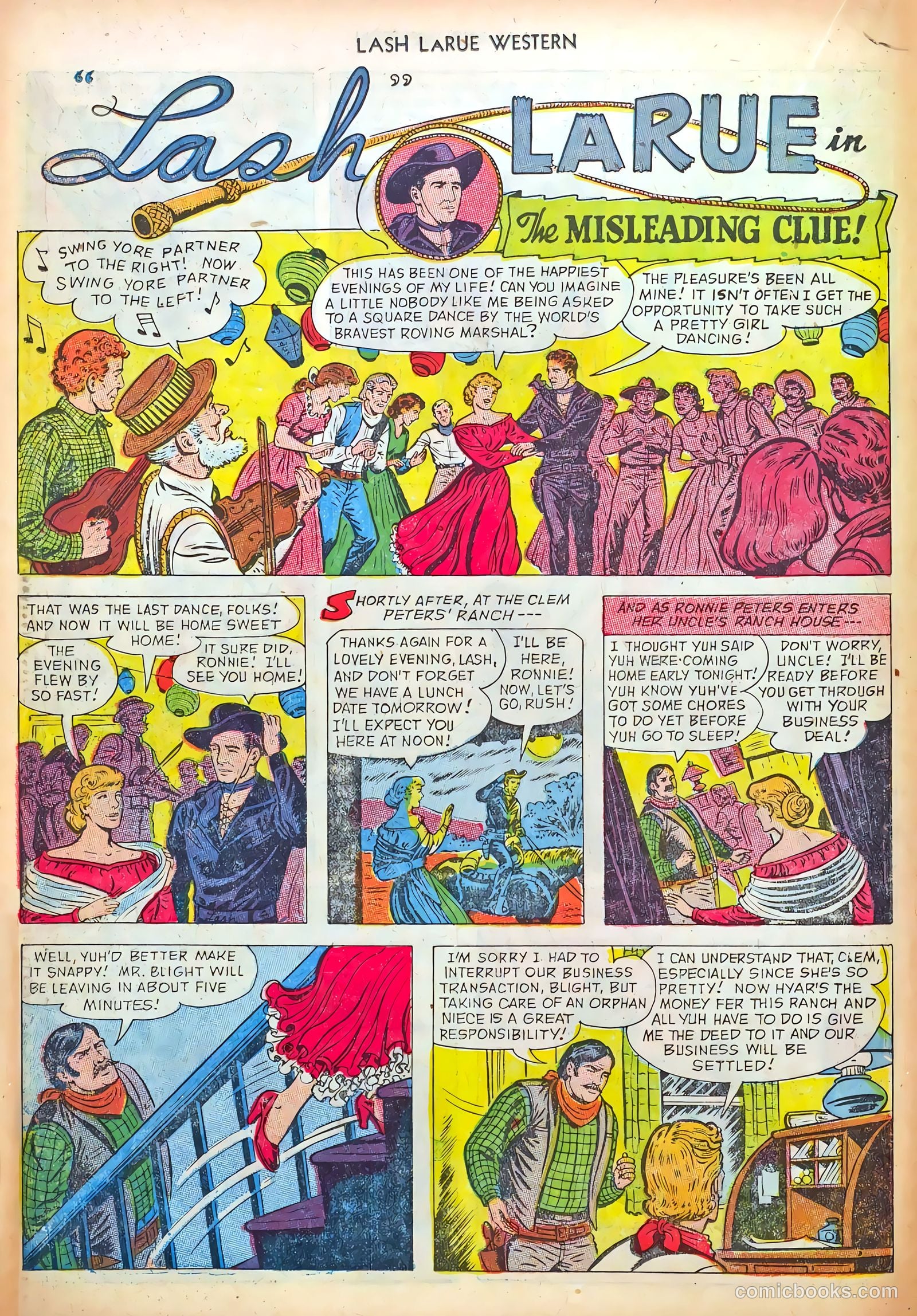 Lash LaRue Western #37 (1953) — page 18 of 36