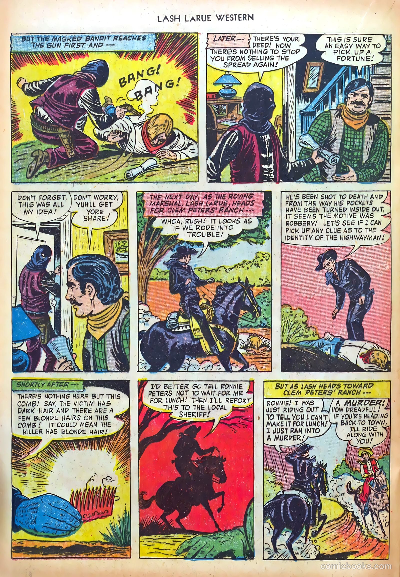 Lash LaRue Western #37 (1953) — page 20 of 36