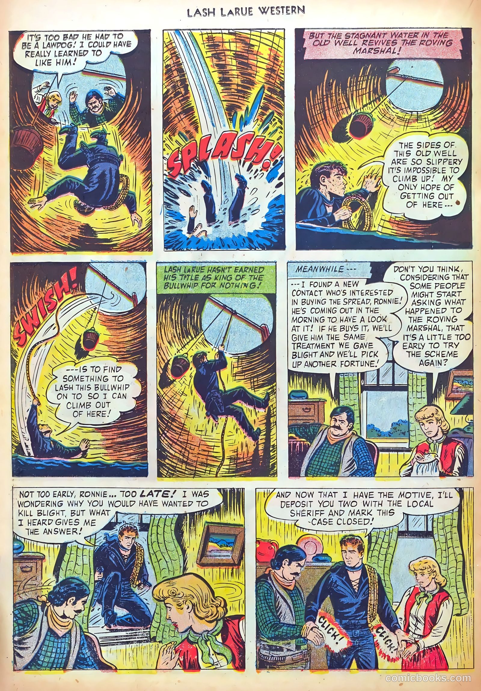 Lash LaRue Western #37 (1953) — page 22 of 36
