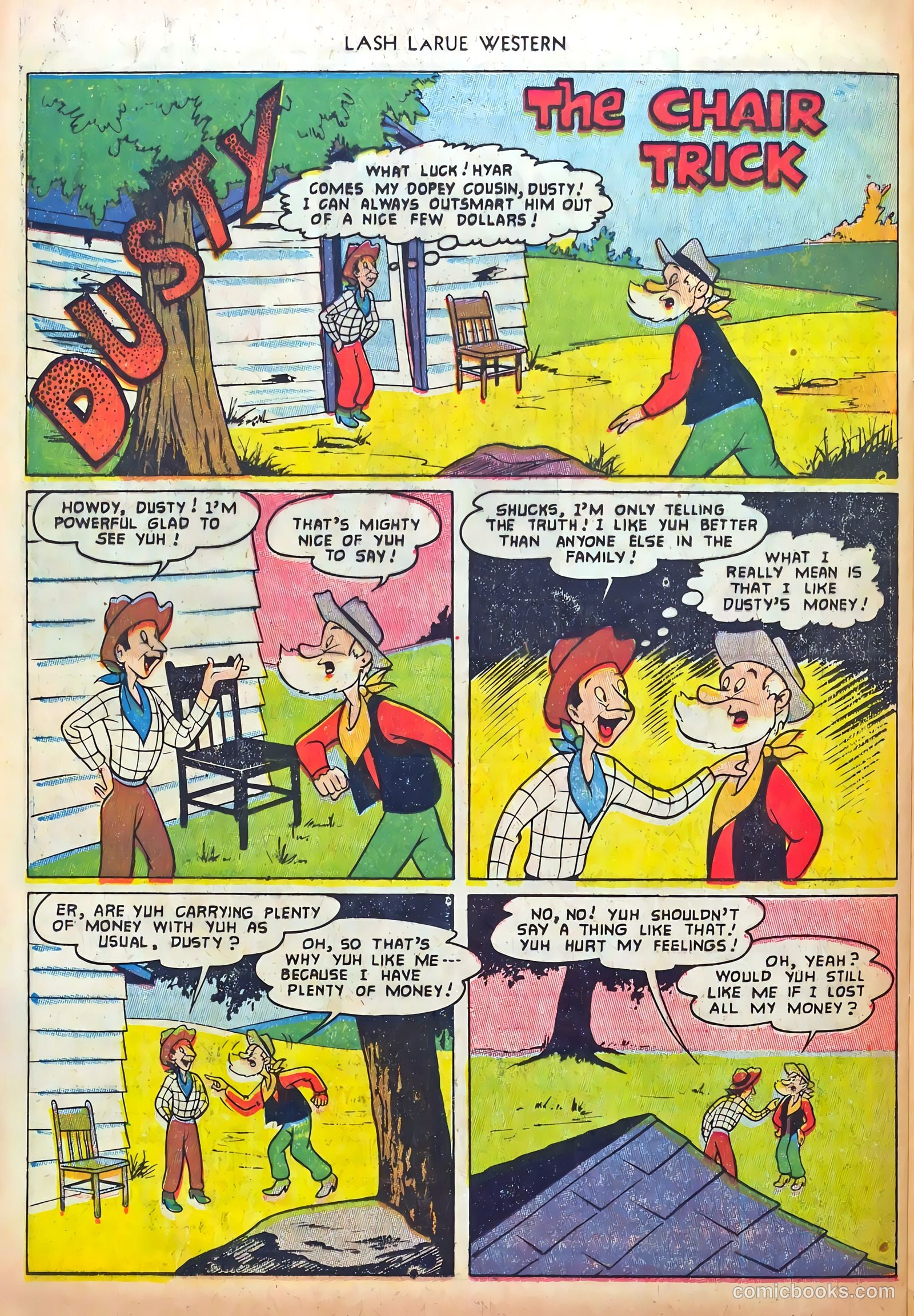 Lash LaRue Western #37 (1953) — page 24 of 36