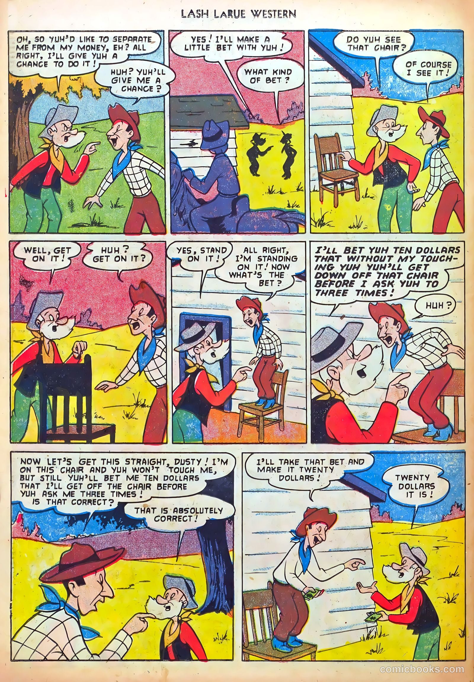 Lash LaRue Western #37 (1953) — page 26 of 36
