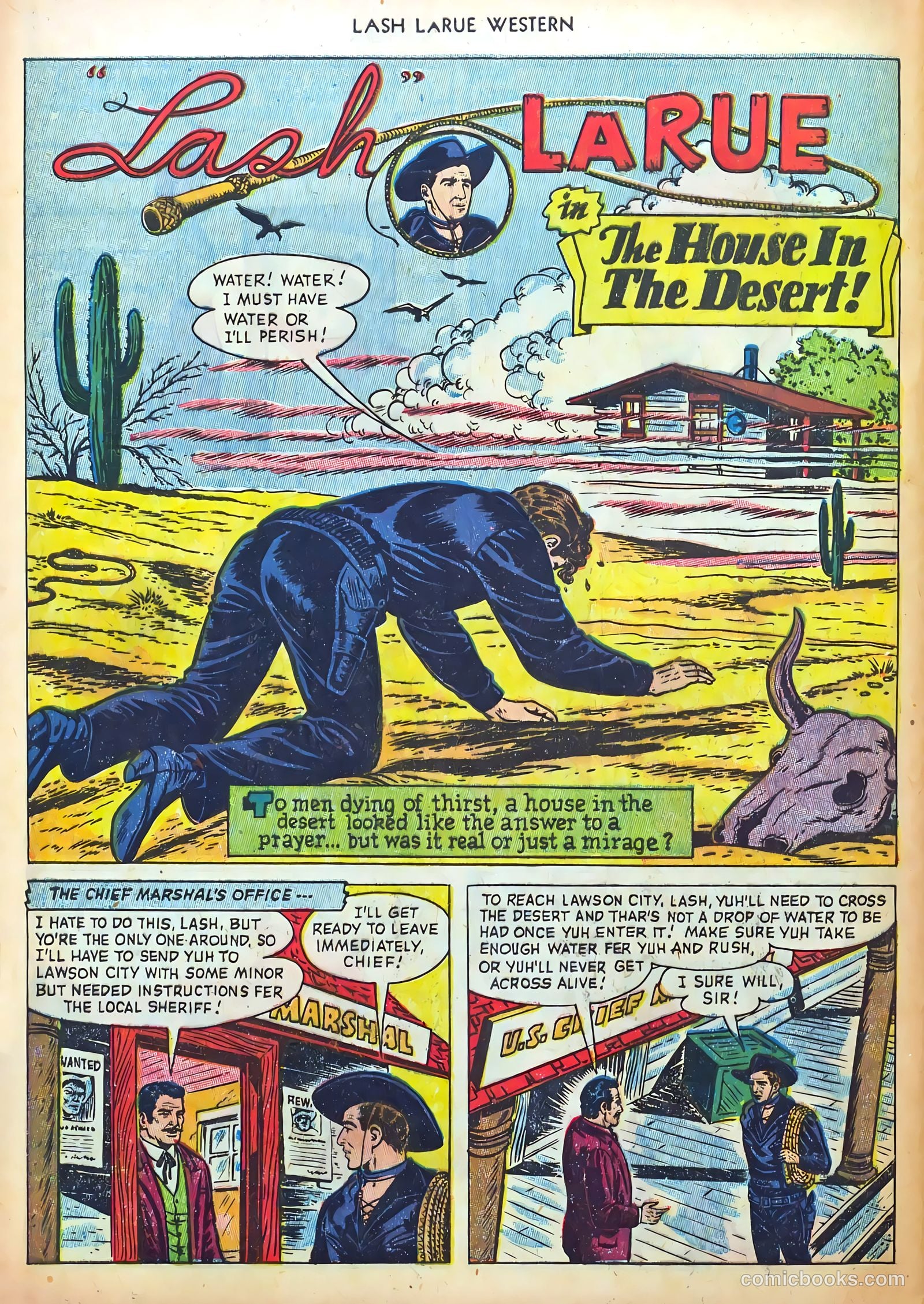 Lash LaRue Western #37 (1953) — page 28 of 36